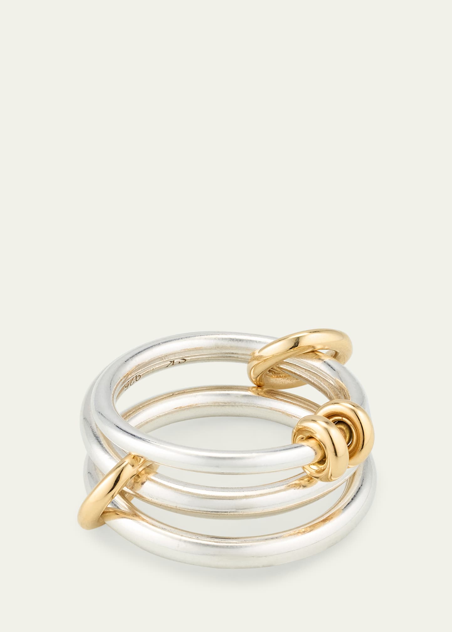 Spinelli Kilcollin Raneth SG Three Link Ring in Sterling