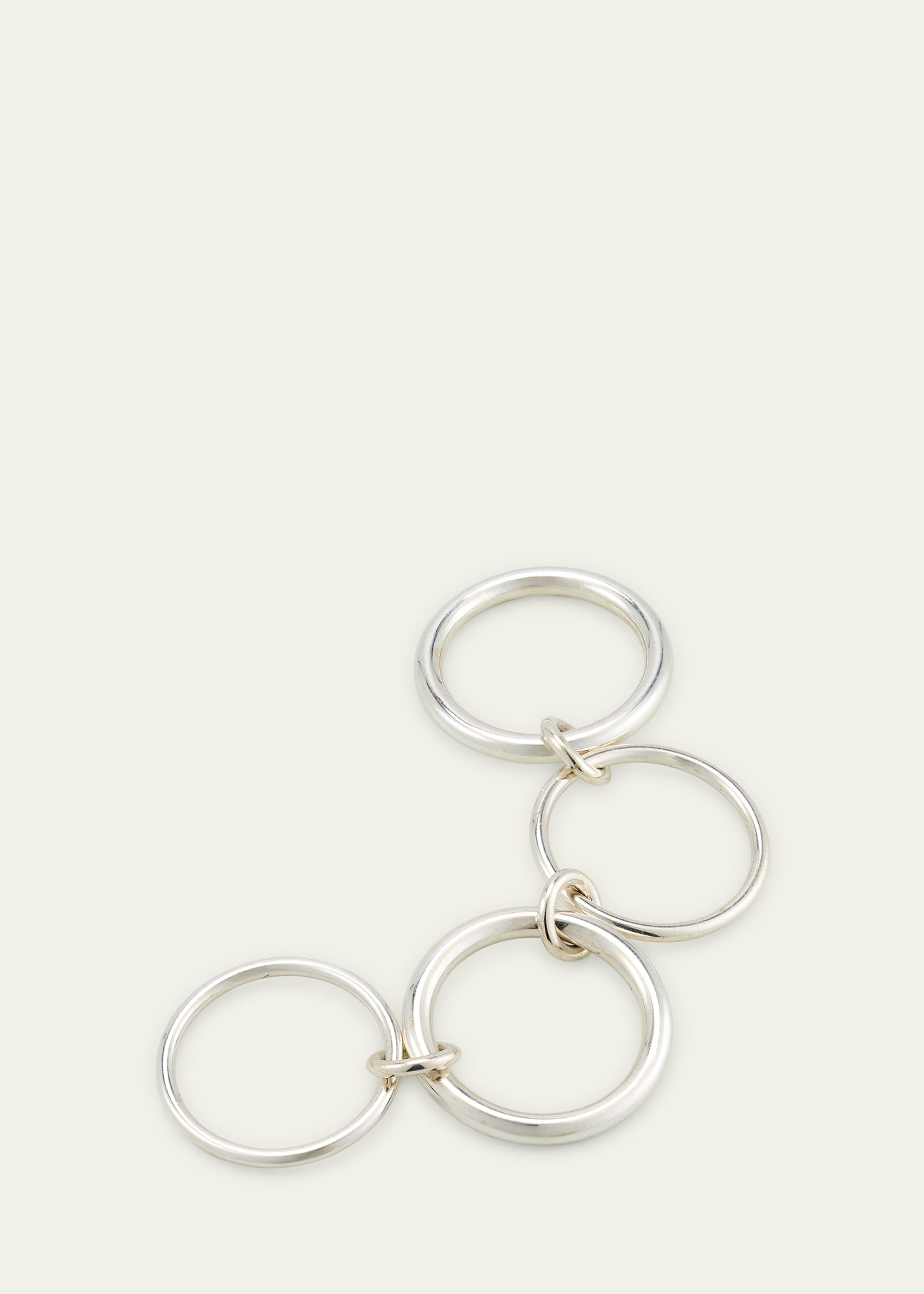 Spinelli Kilcollin Cici Silver Petite Four Link Ring - Bergdorf