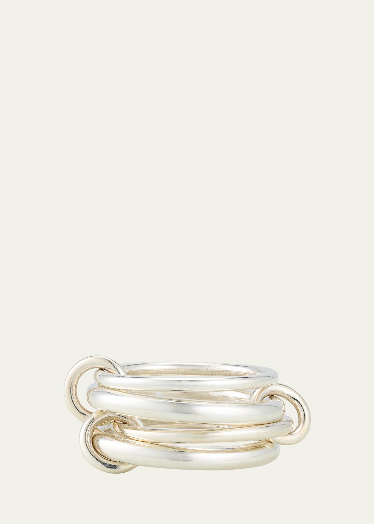 Spinelli Kilcollin Cici Silver Petite Four Link Ring - Bergdorf