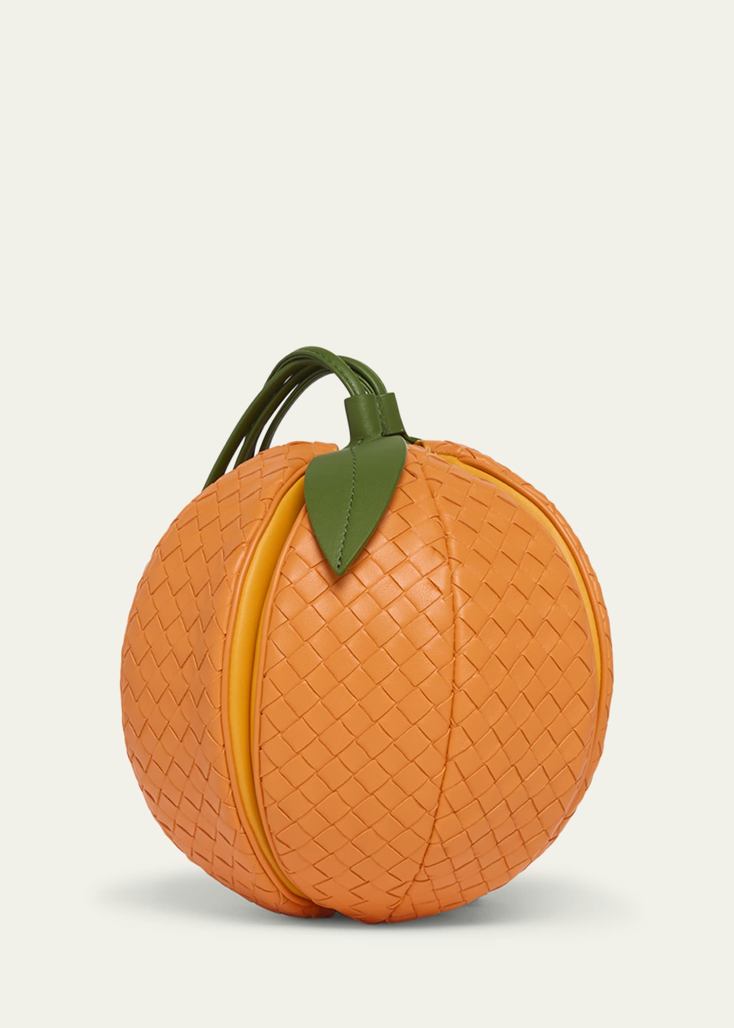 Bottega Veneta Orange Pouch Crossbody Bag - Bergdorf Goodman