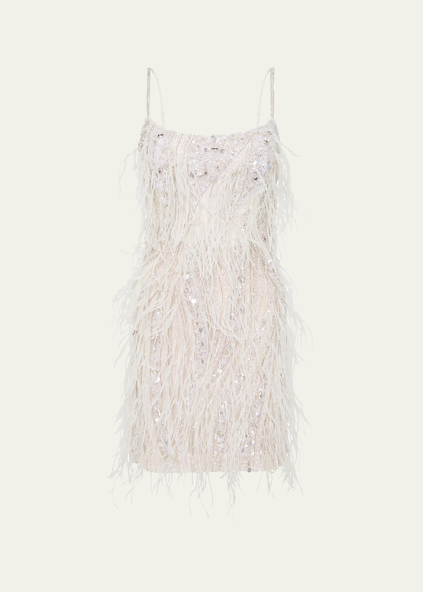 gigi feather mini dress Gigi Feather Mini Dress in Noir - S/M