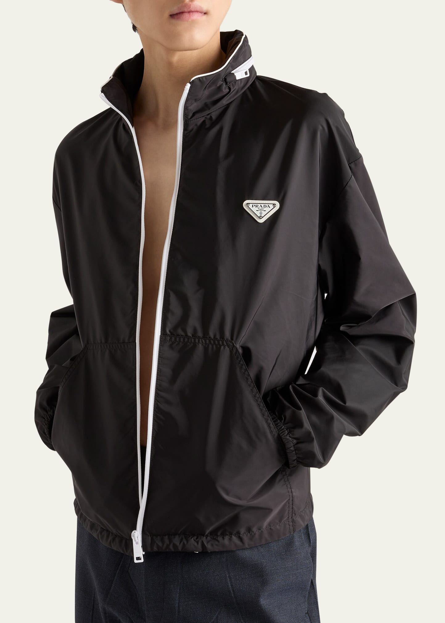 ジャケット・アウター PRADA SPORT Nylon Mesh Track Jacket bg_4987853_100106_c