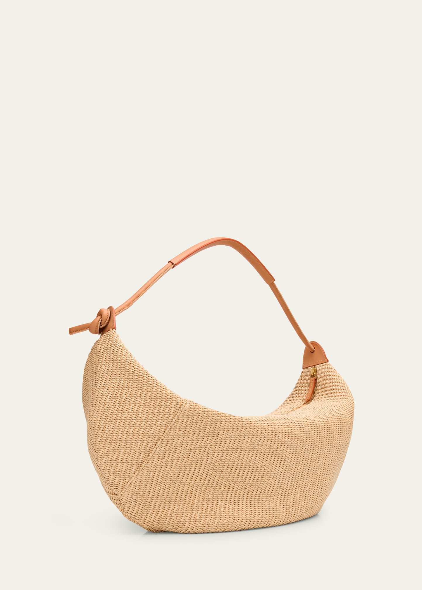 Mansur Gavriel Fortuna Knot Woven Shoulder Bag - Bergdorf Goodman