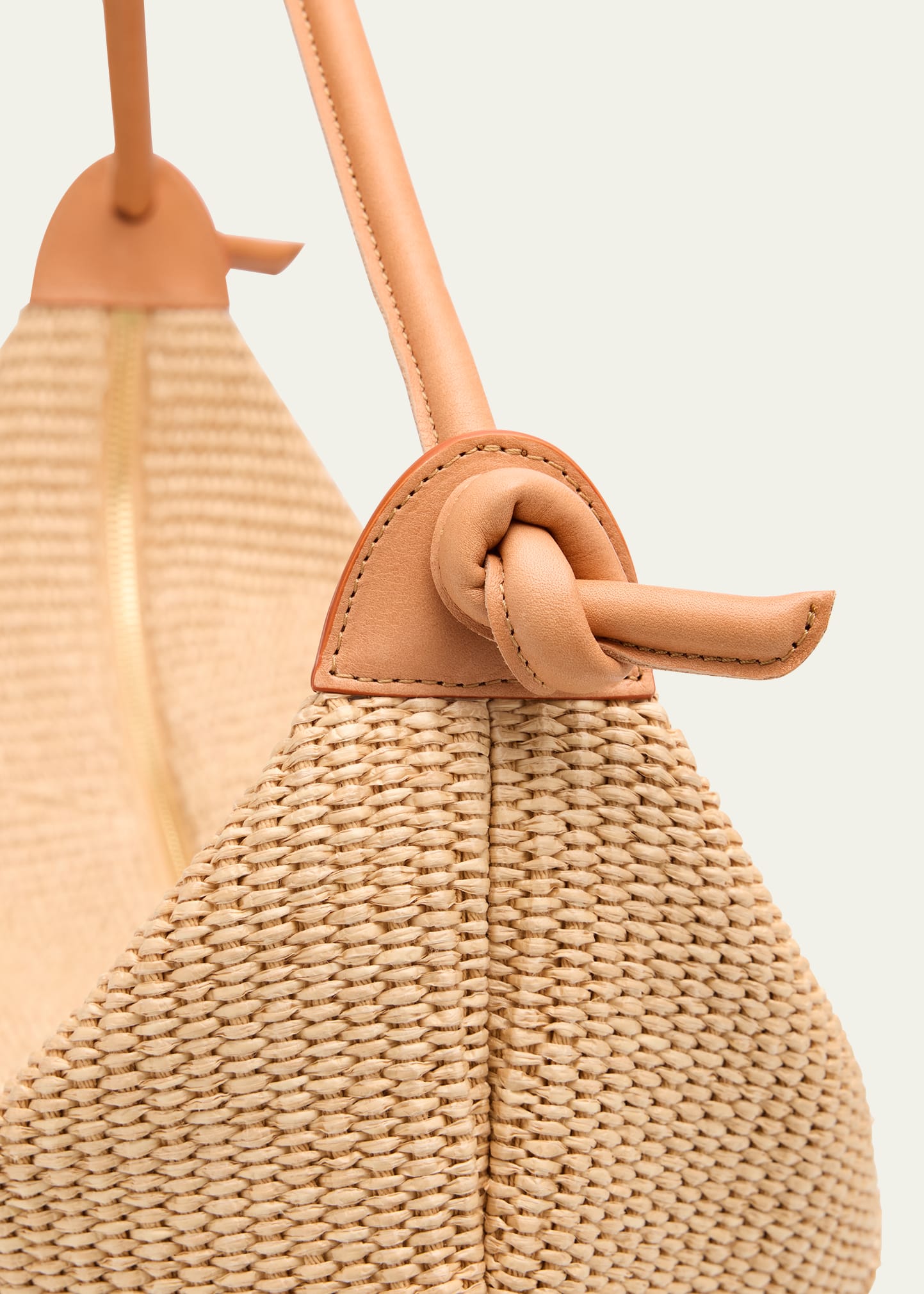 Mansur Gavriel Fortuna Knot Woven Shoulder Bag - Bergdorf Goodman