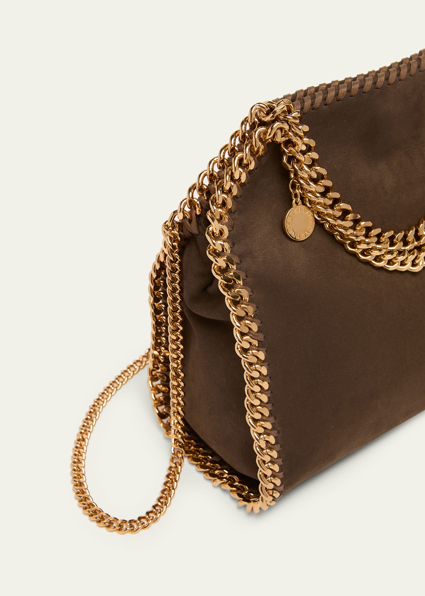 Stella McCartney Falabella Mini Vegan Suede Crossbody Bag