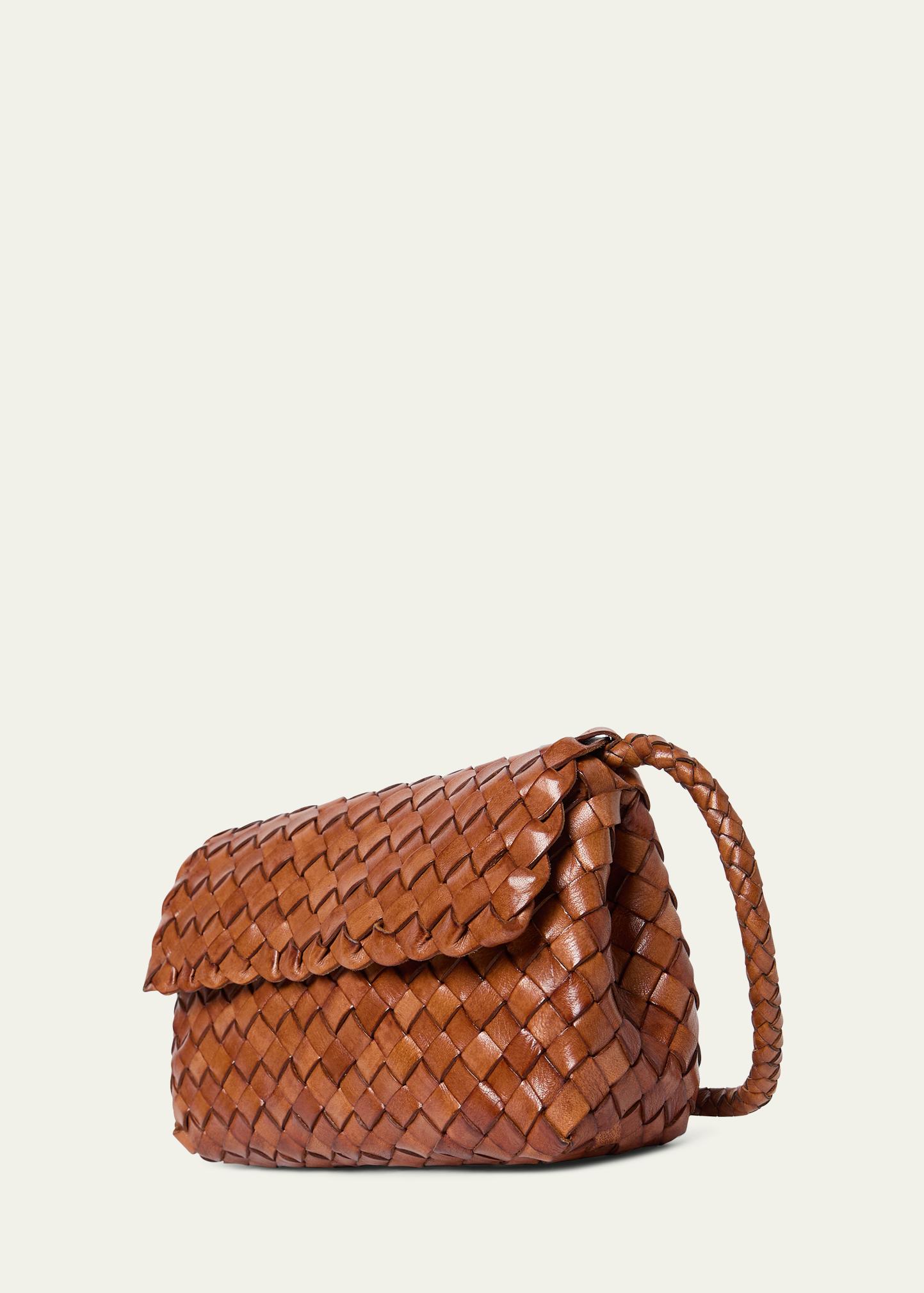 Loeffler Randall Mini Woven Buffalo Leather Crossbody Bag