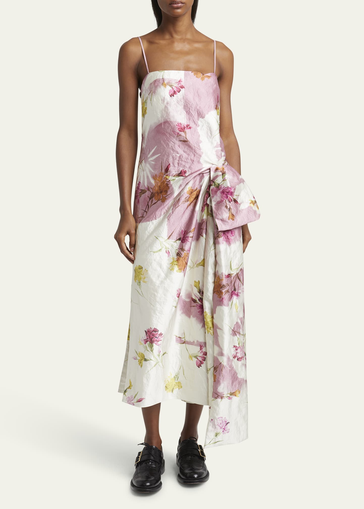 ERDEM アーデム ワンピース ブランド Floral bow-detail 956053 ERDEM アーデム ワンピース ブランド Floral bow-detail 956053