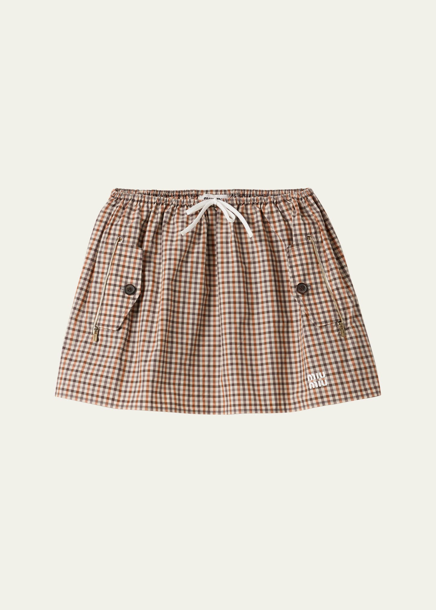 スカート ANDMARY Monica check mini skirt M ANDMARY】Monica check mini skirt