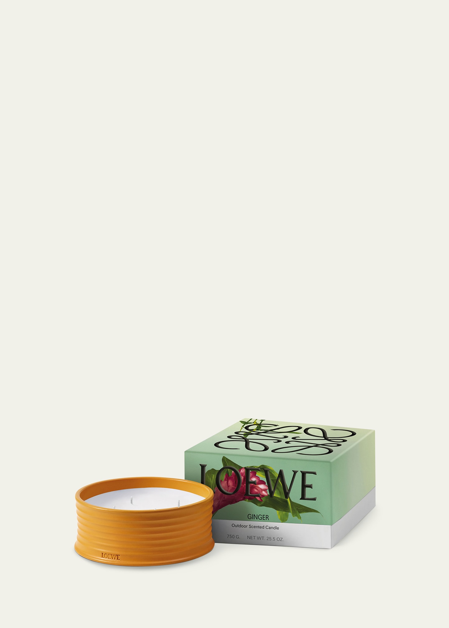 【早い者勝ち】LOEWE Outdoor Scented Candle Loewe Outdoor Candle Ginger, 750 mg - Bergdorf Goodman