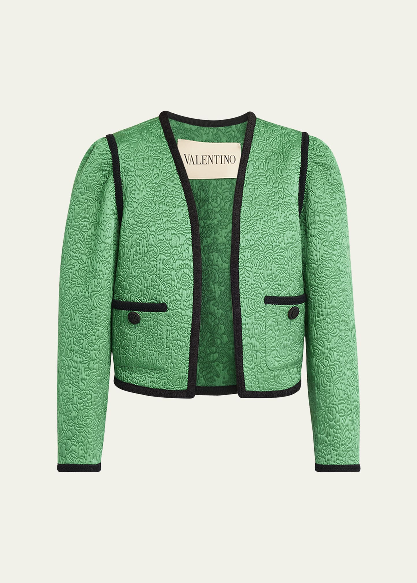 Valentino garavanim緑色チェック柄ニットジャケットアンサンブル Valentino garavanim緑色チェック柄ニットジャケットアンサンブル