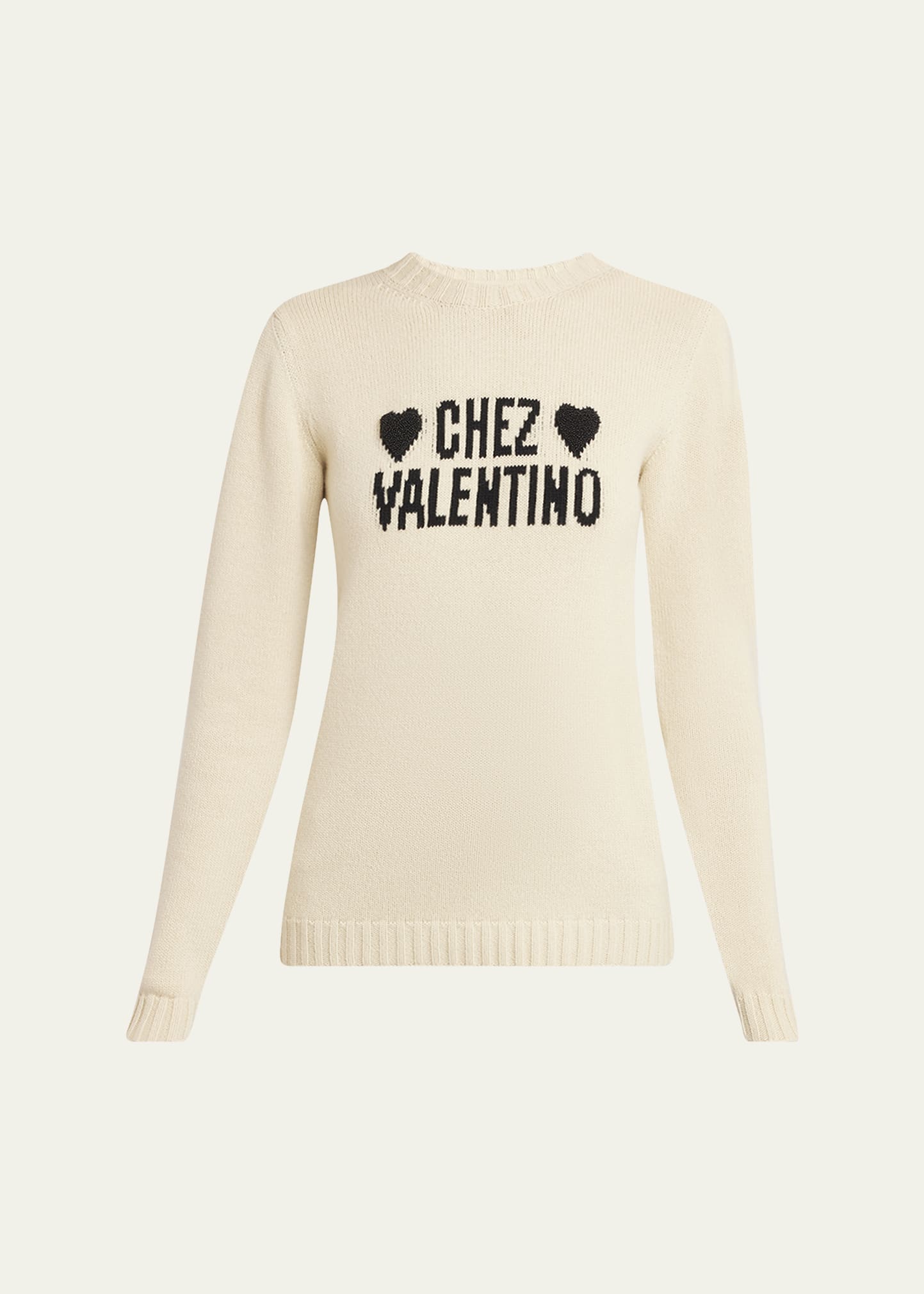 Valentino Garavani Chez Valentino Beaded Wool Sweater - Bergdorf
