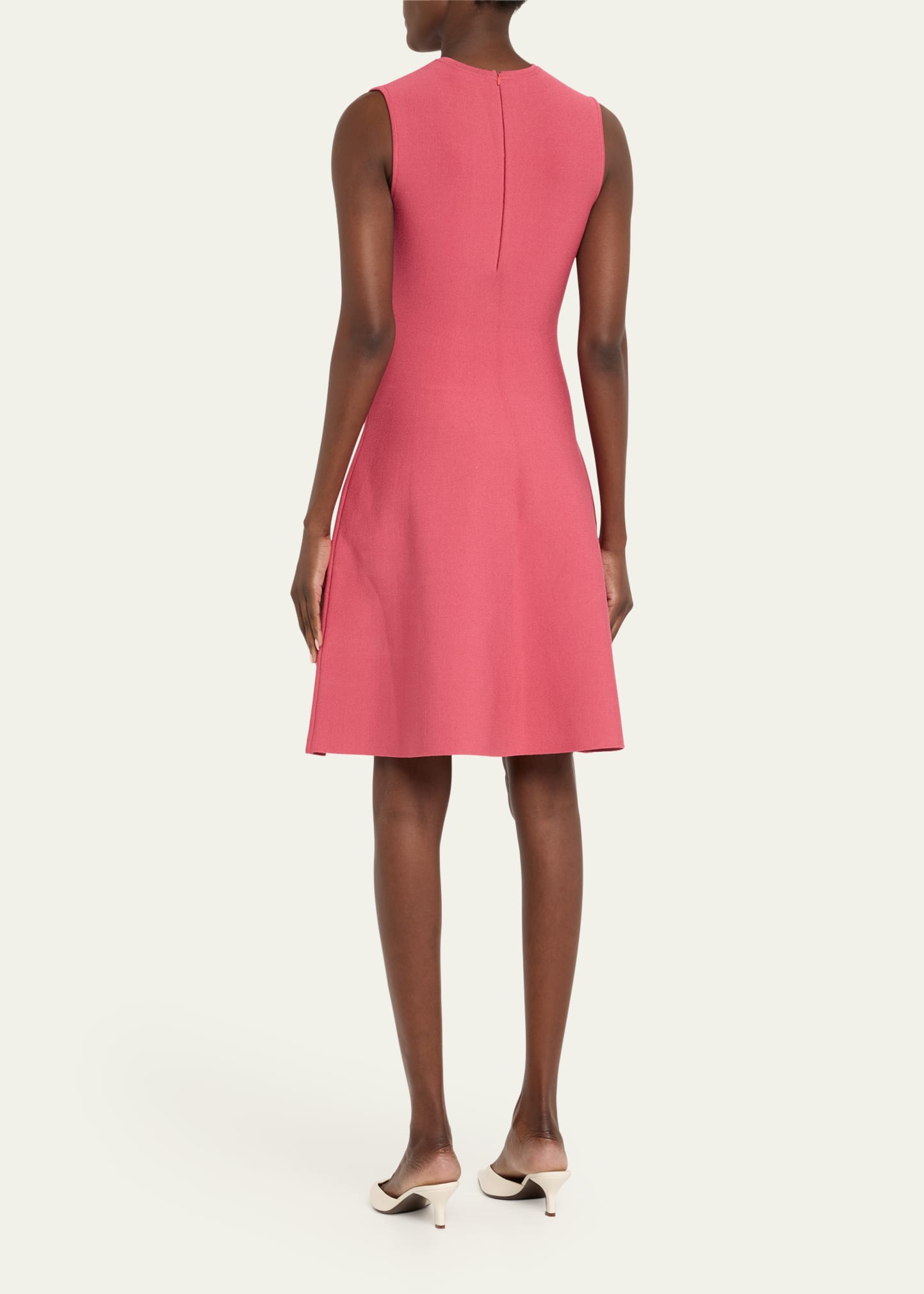 Lela Rose Floral Embroidered Sleeveless Mini Dress - Bergdorf Goodman