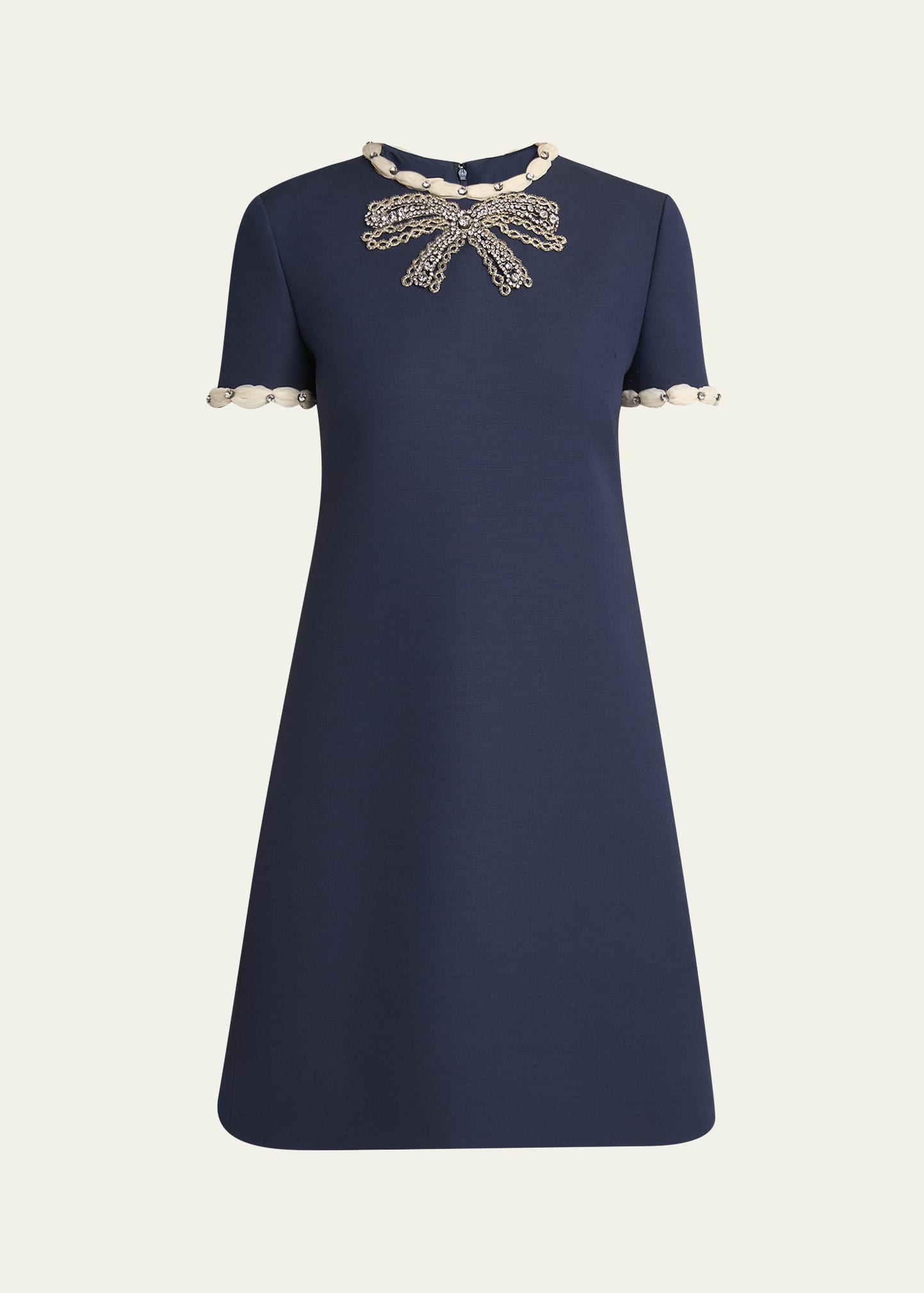ワンピース VALENTINO DRESS (6B3VAUF590D 0BO) VALENTINO White cotto blend shirt dress (6B3VAU1590D 0BO