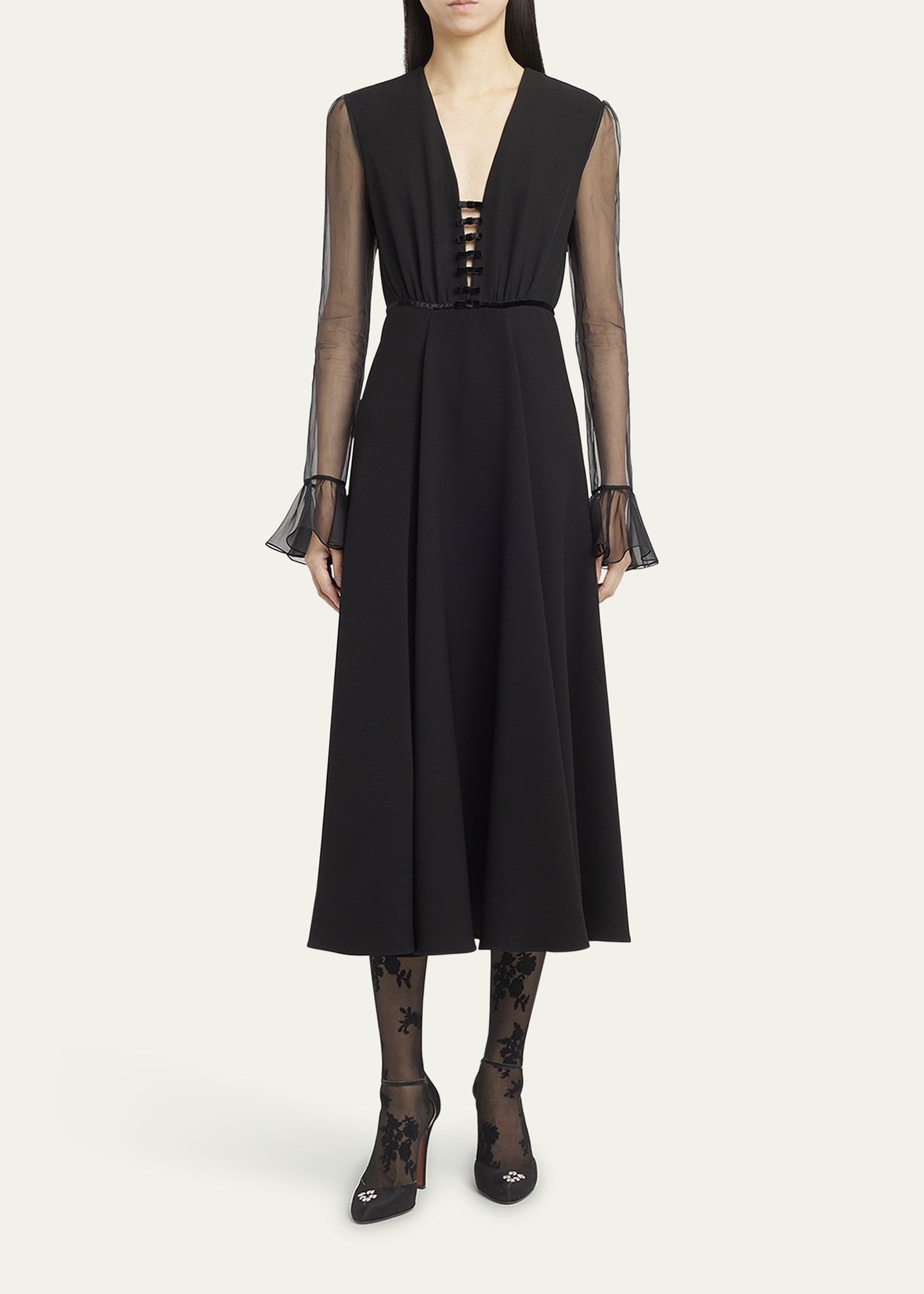 valentino bow dress The final red gown ever
