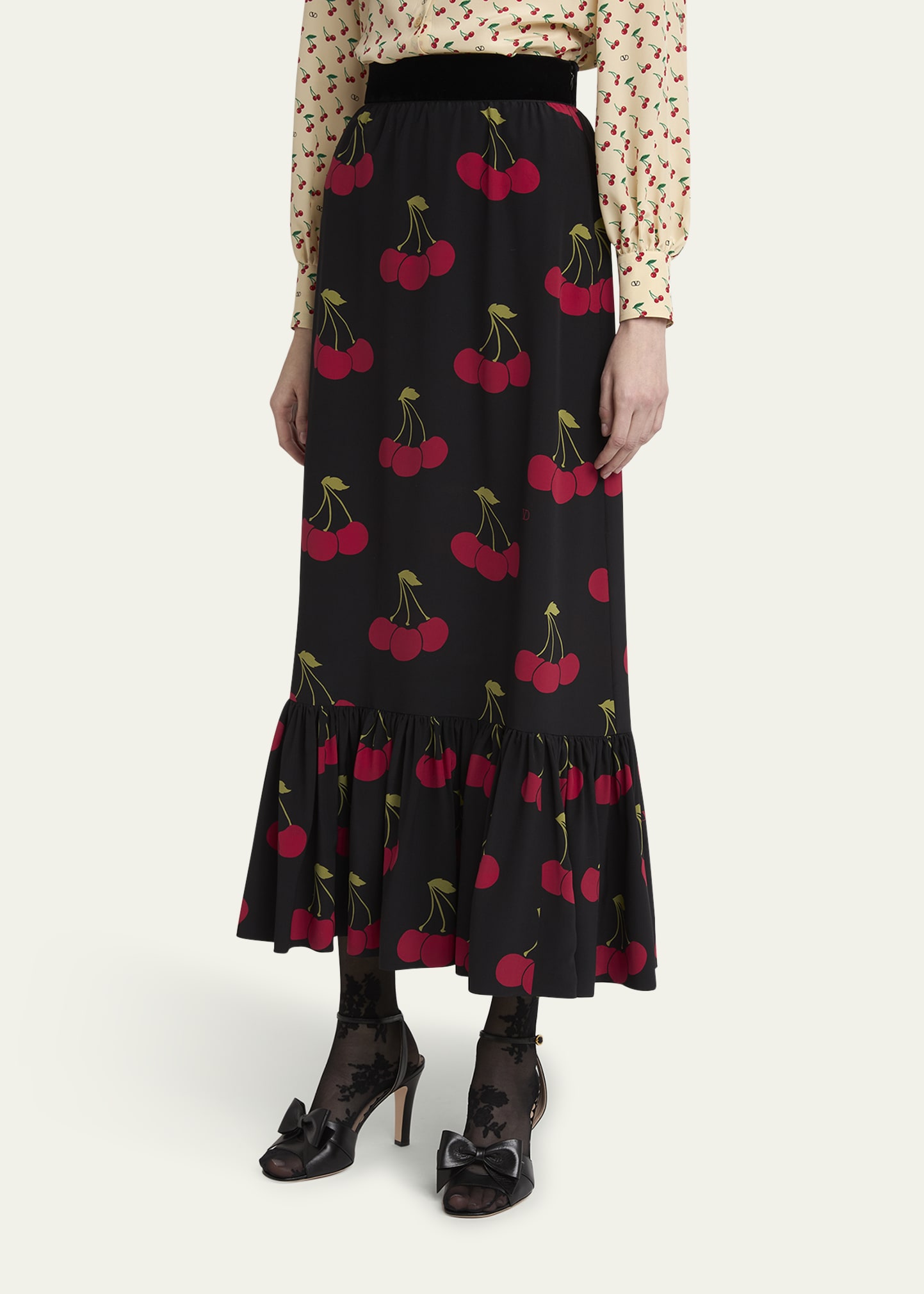 スカート VALENTINO GARAVANI Printed Viscose Skirt Valentino Printed Viscose Skirt | italist