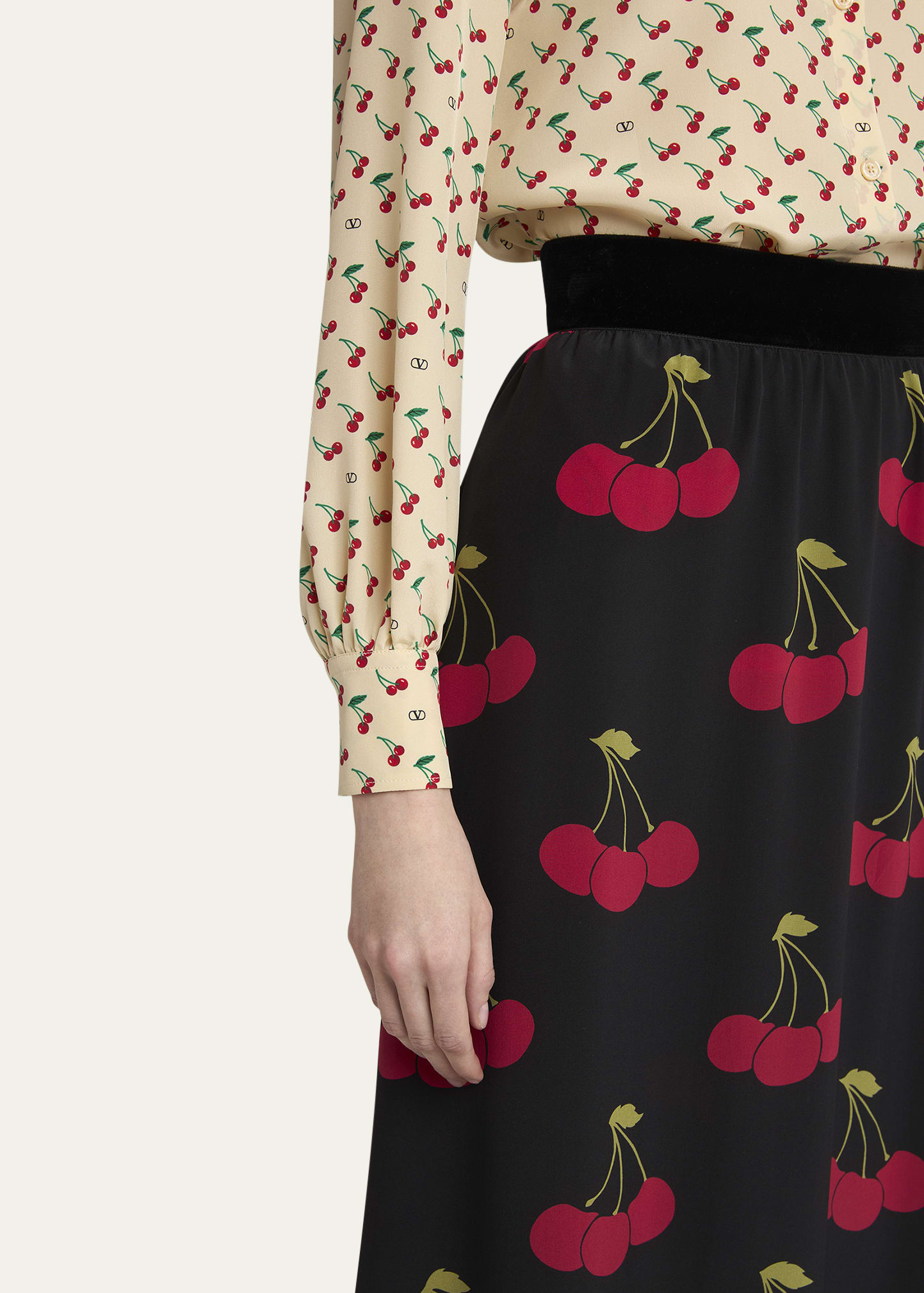 スカート VALENTINO PRINTED VISCOSE SKIRT bg_4996685_100121_z