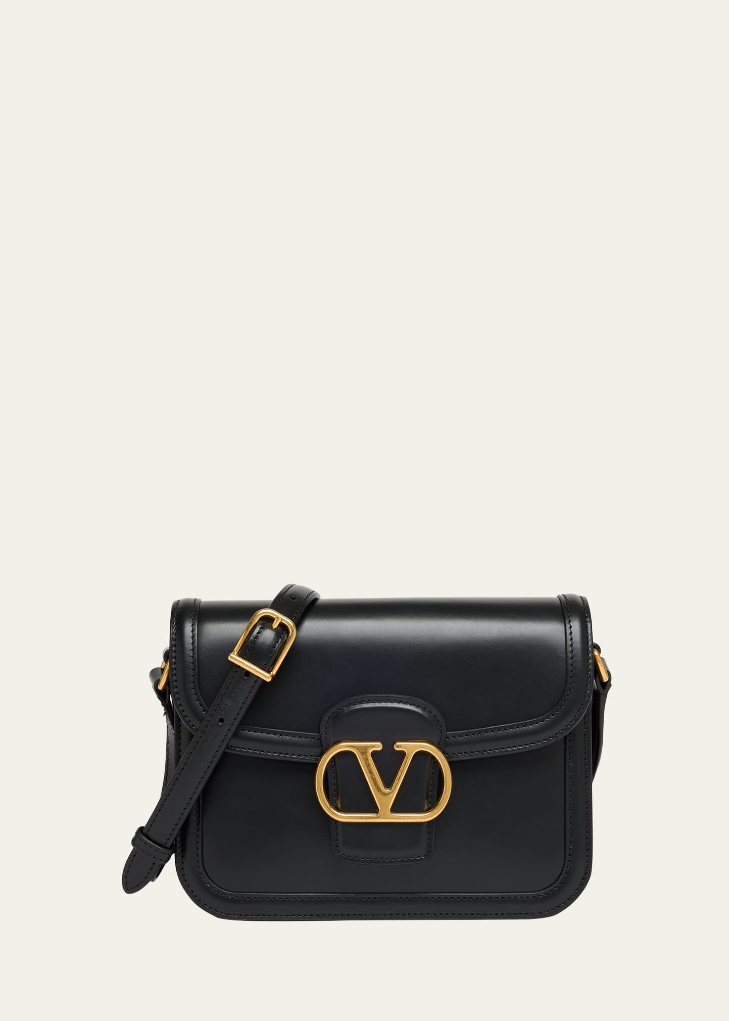 Valentino Garavani 9 to 5 Small Leather Shoulder Bag