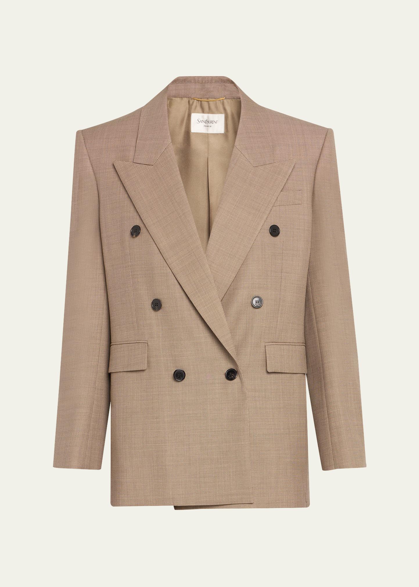 Saint Laurent Double-Breasted Blazer - Bergdorf Goodman