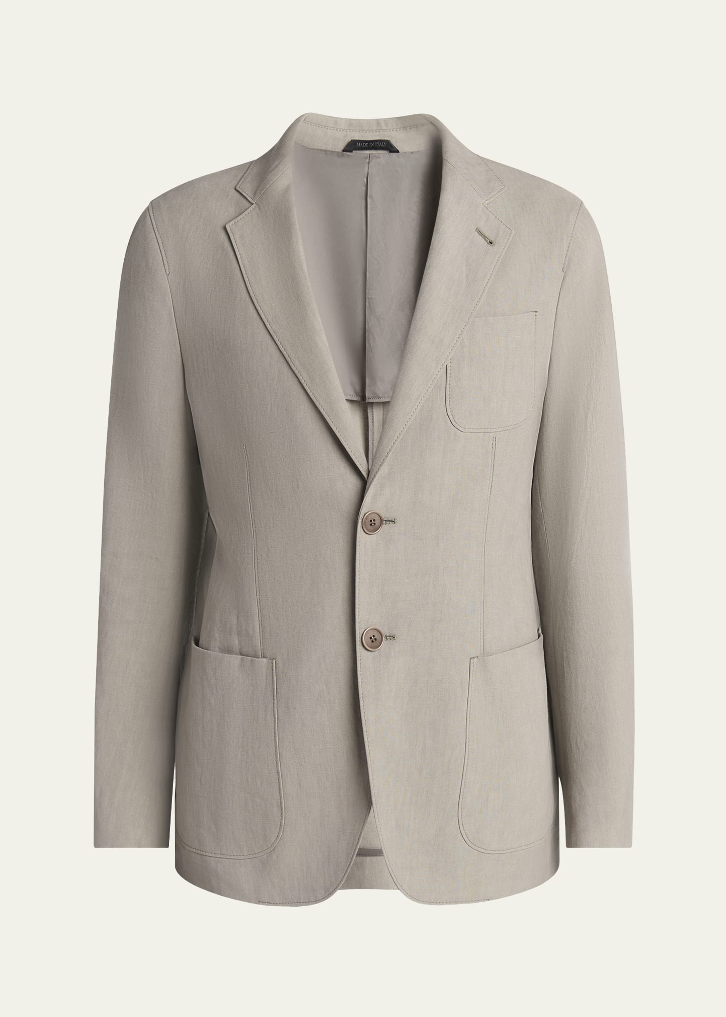 Giorgio Armani Men's Linen Upton Jacket - Bergdorf Goodman