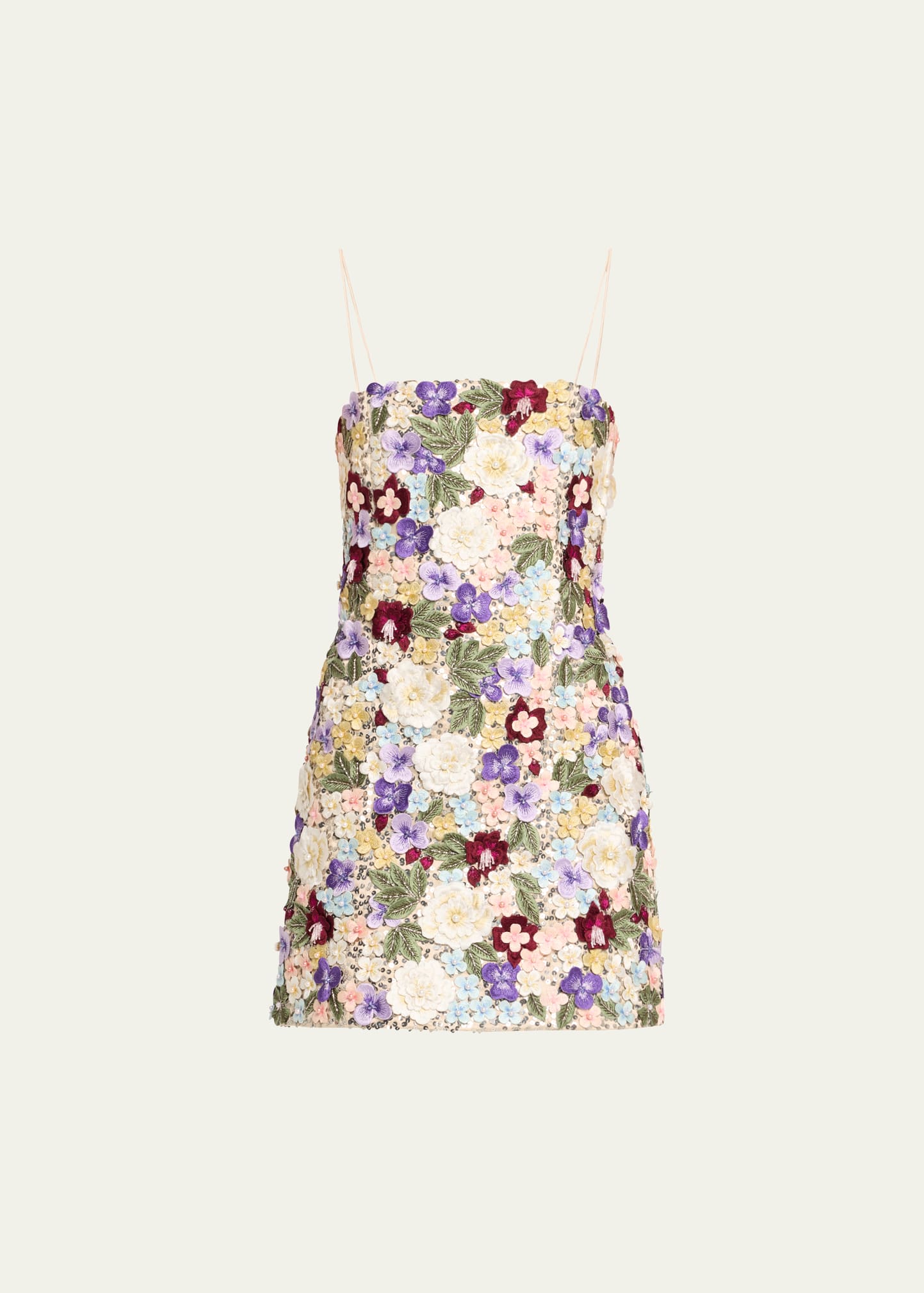 alice and olivia velia embellished collar short sleeved dress ALICE + OLIVIA Velia Embellished Collar Tweed Mini Dress