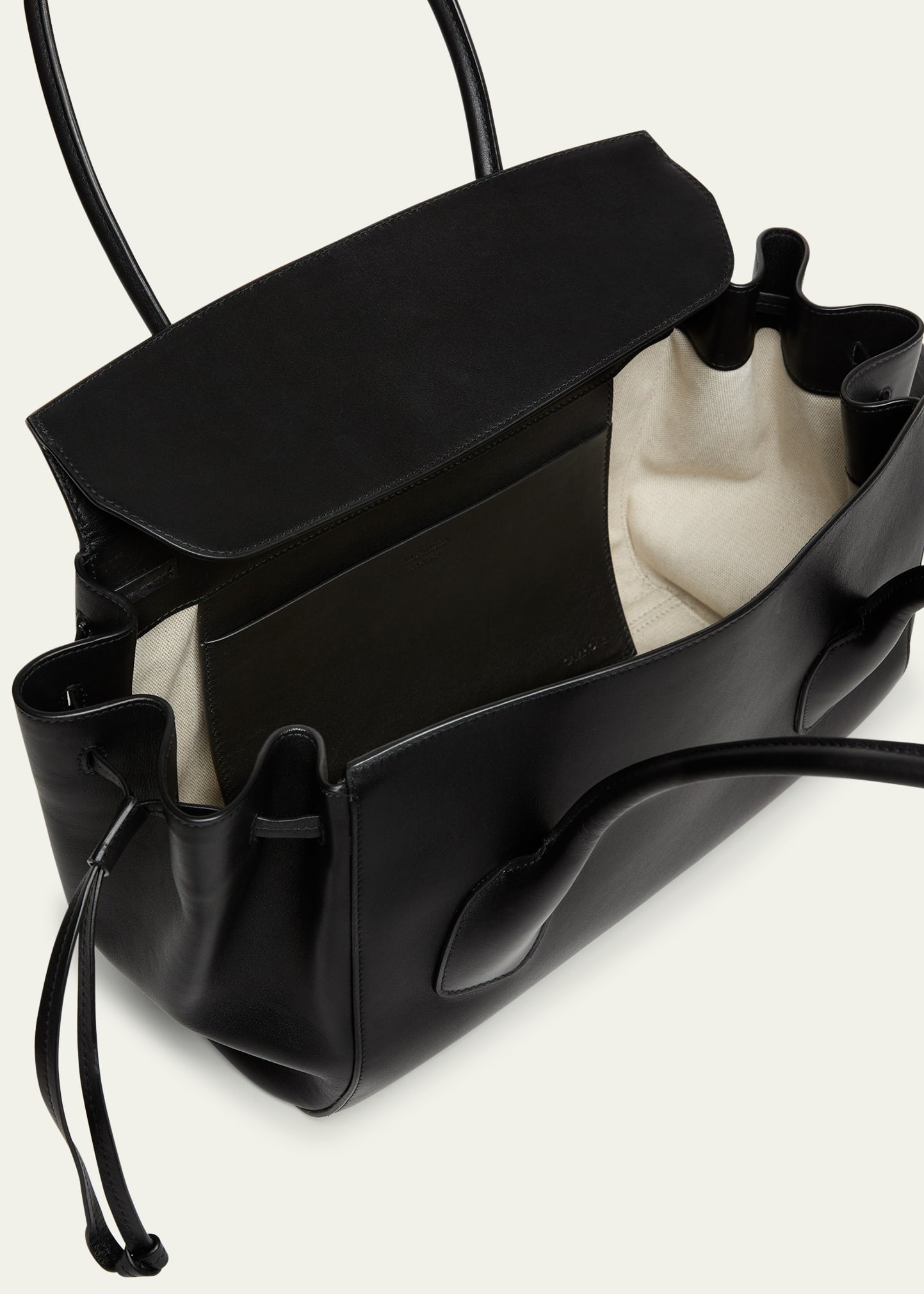 Jil Sander Voyage Small Calfskin Leather Top-Handle Bag