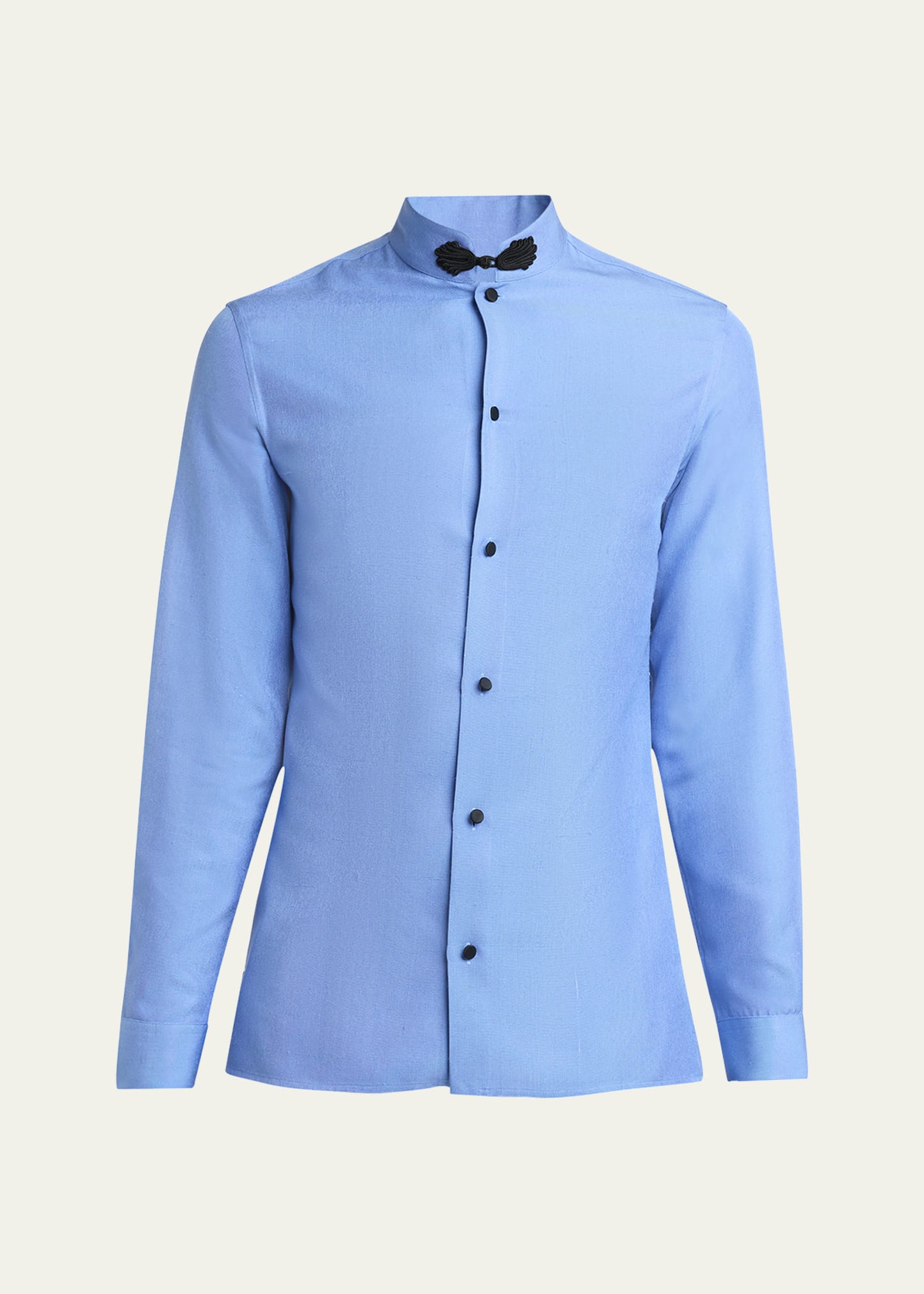 【関税込み】VALENTINO GARAVANI BUTTON DOWN SHIRT Valentino Garavani cape-style Buttoned Shirt | White | FARFETCH