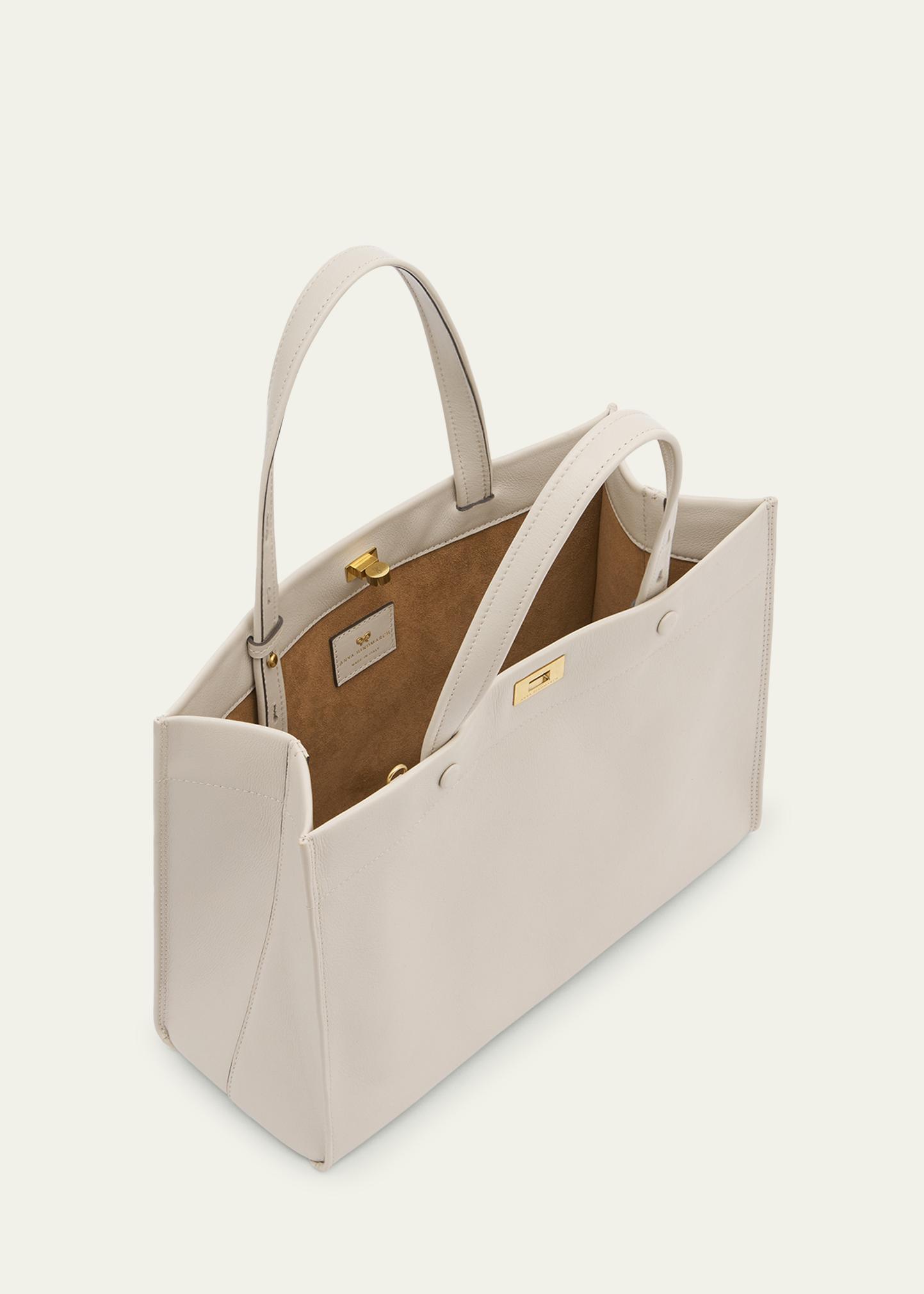 Anya Hindmarch Mortimer Small Calfskin Tote Bag - Bergdorf Goodman