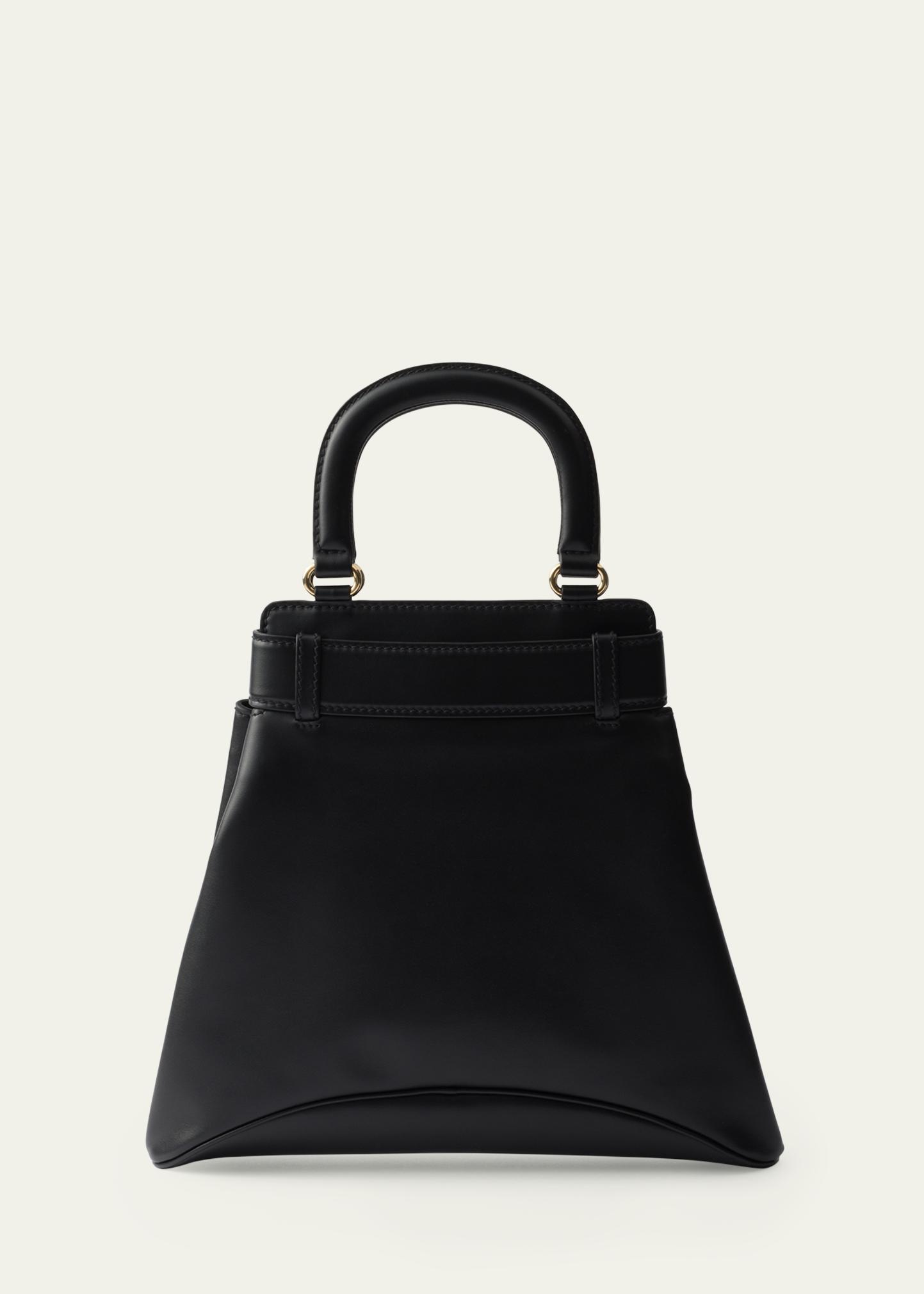 Prada Etude Buckle Leather Top-Handle Bag - Bergdorf Goodman