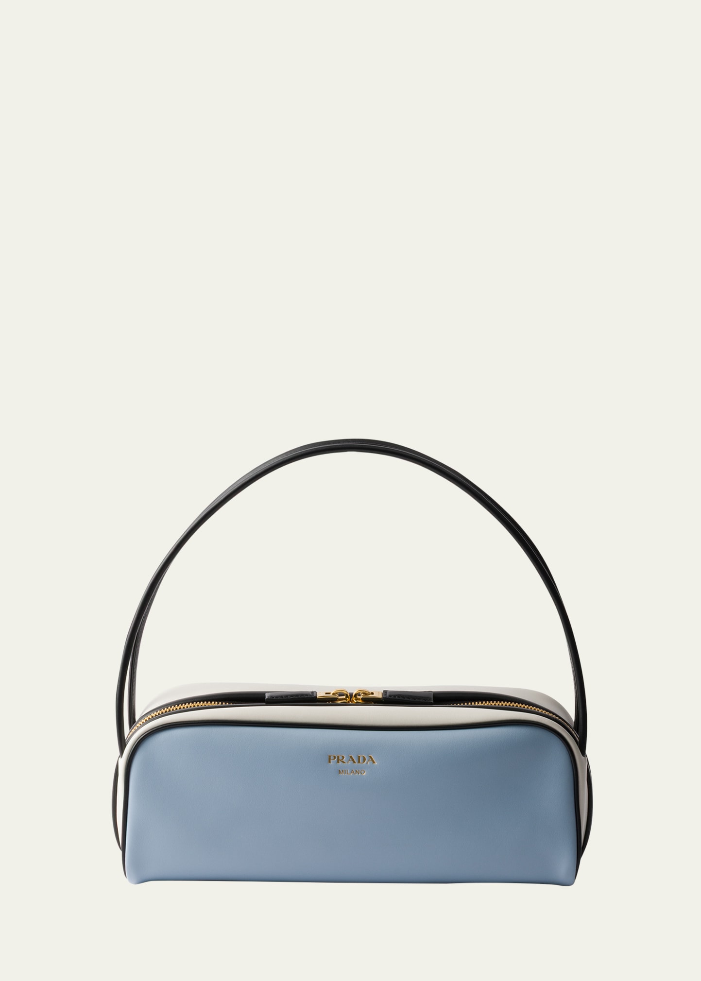 Prada Swing Bicolor Leather Shoulder Bag - Bergdorf Goodman