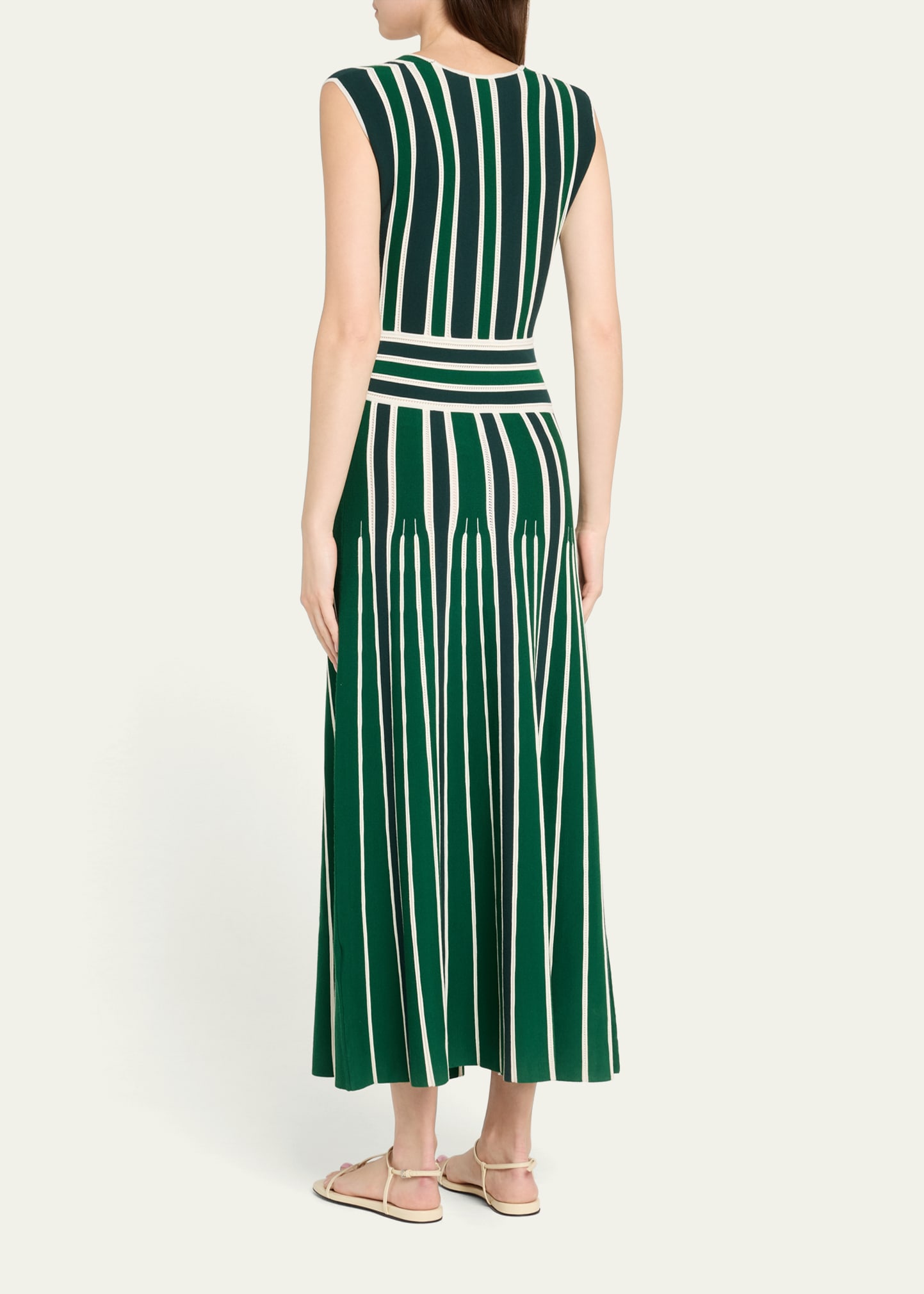 【送料&関税込】Max Mara Golena Pleated Dress Georgette belted dress | Max Mara