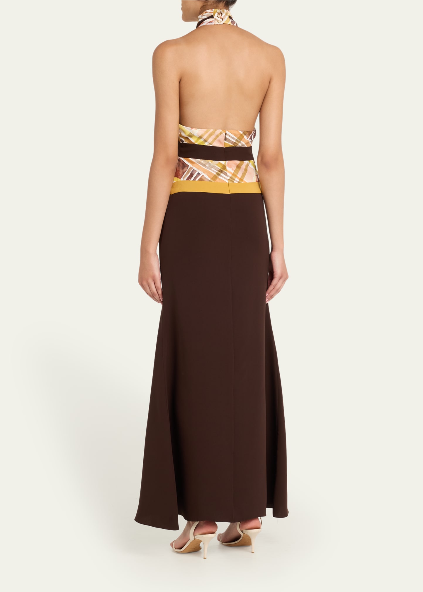 Rosie Assoulin Twisted Halter Dress - Bergdorf Goodman