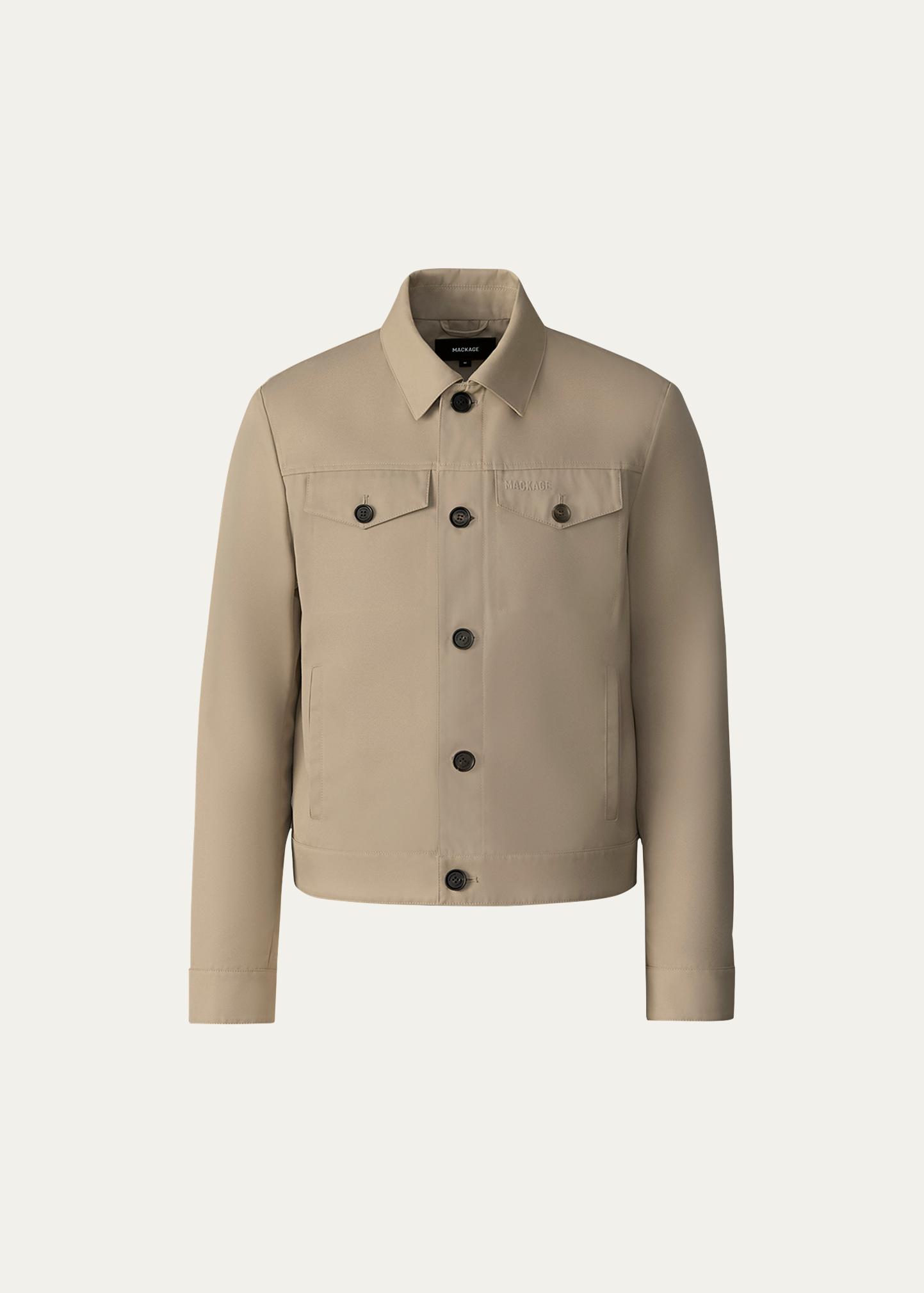 Mackage Men's NASH-CO Twill Trucker Jacket