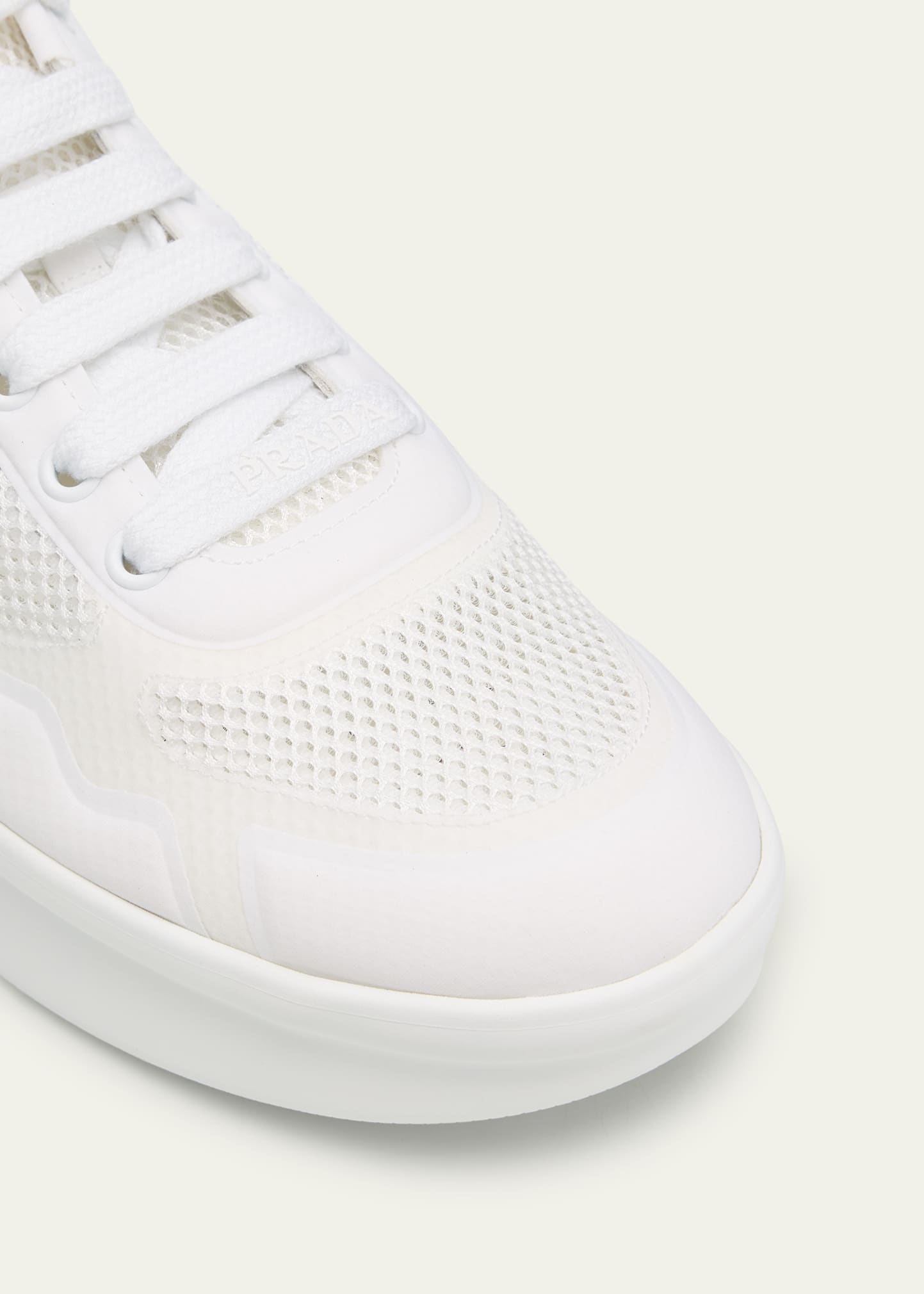 Prada Wavy Rete Lace-Up Sneakers - Bergdorf Goodman