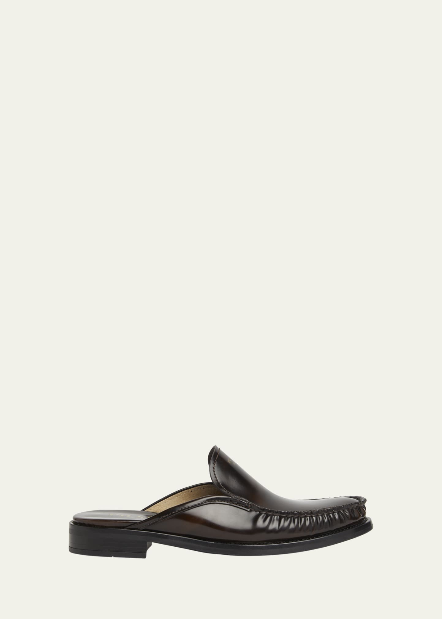 Prada Logo Croc-Embossed Leather Loafers - Bergdorf Goodman