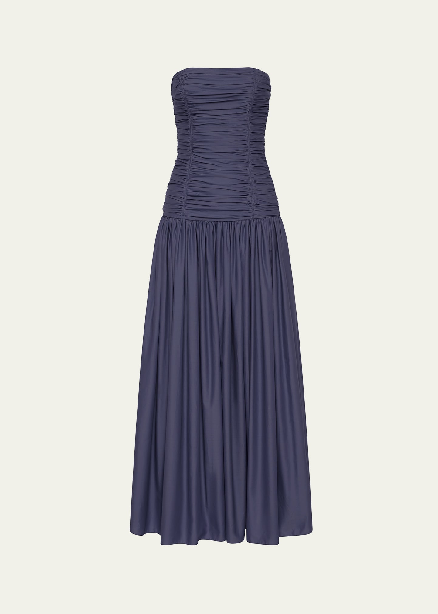 Matteau Gathered Strapless Drop-Waist Dress - Bergdorf Goodman