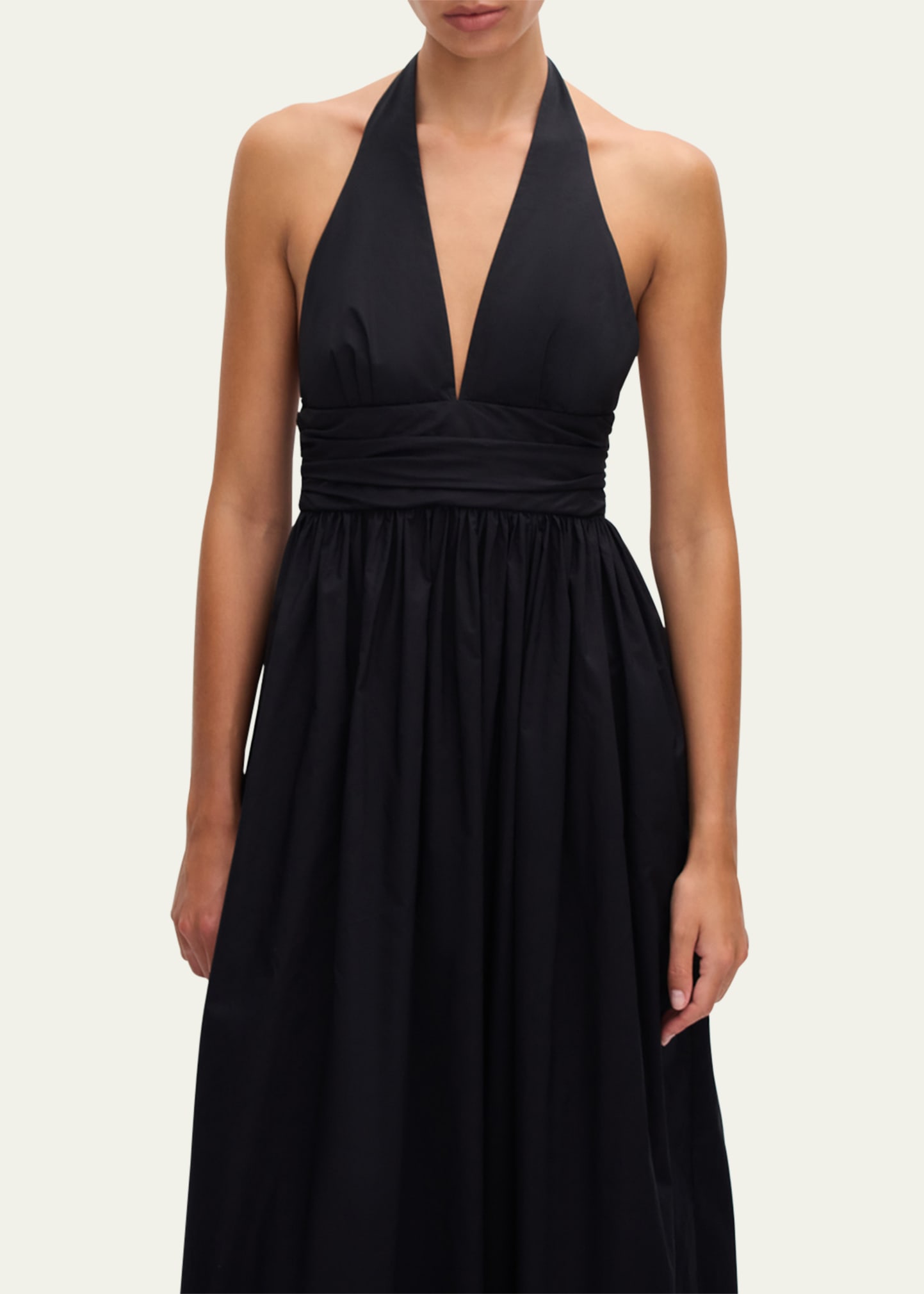 slim fit dress slacks Matteau Layered Halter Midi Dress - Picnic Plaid