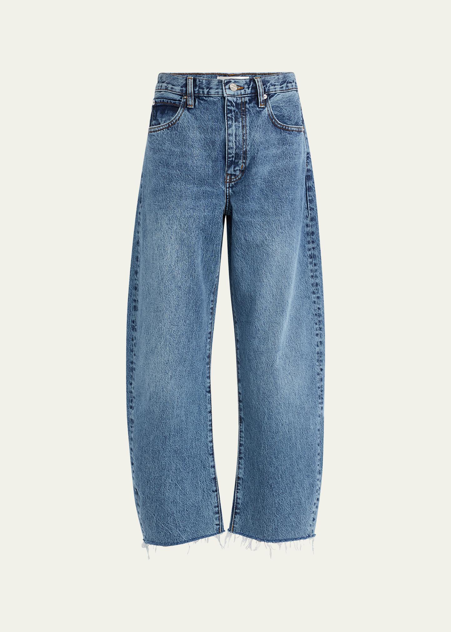 morningmanページ FRAME The Bubble Crop Jeans - Bergdorf Goodman