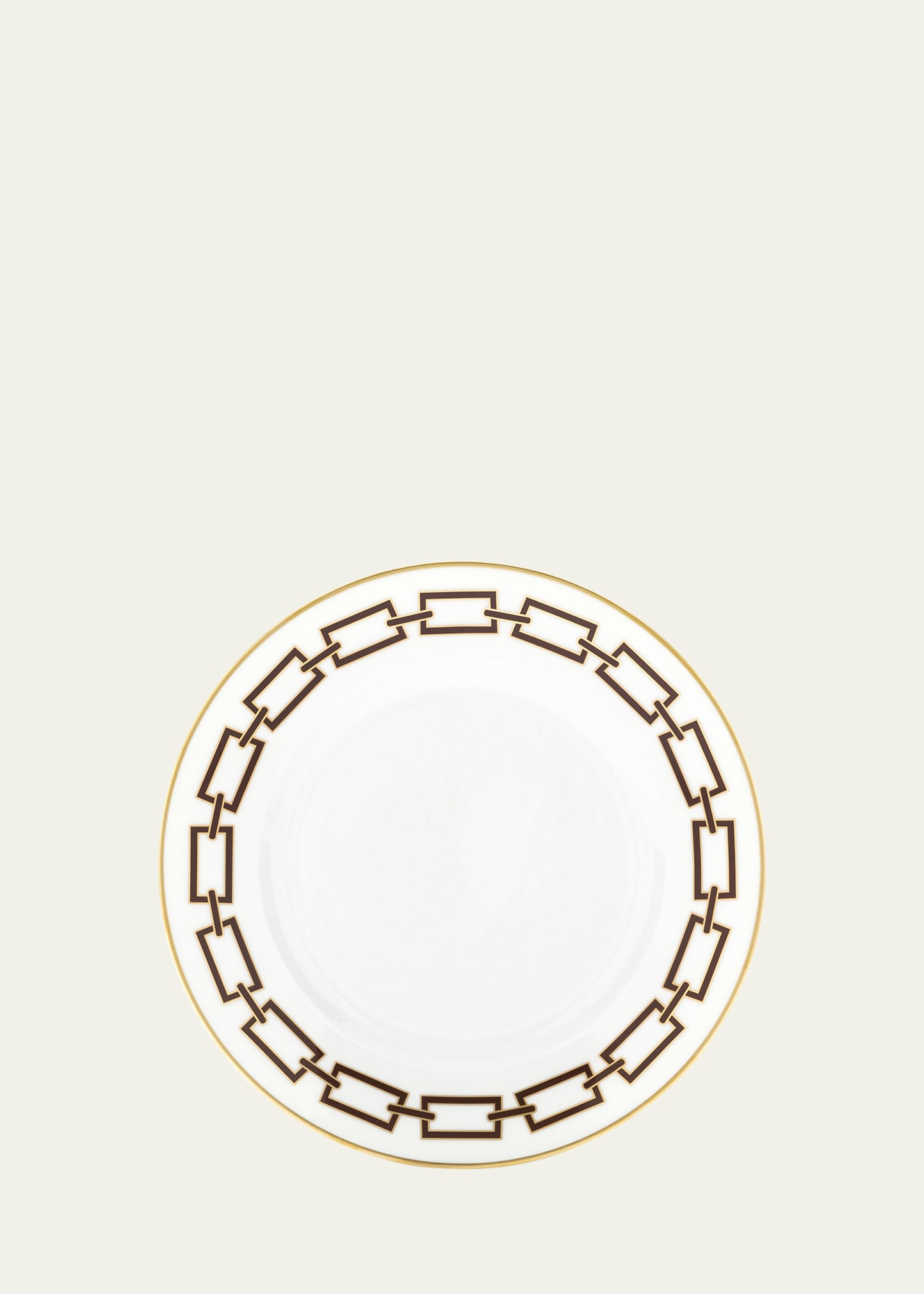 GINORI 1735 Catene Ebano Flat Dessert Plate