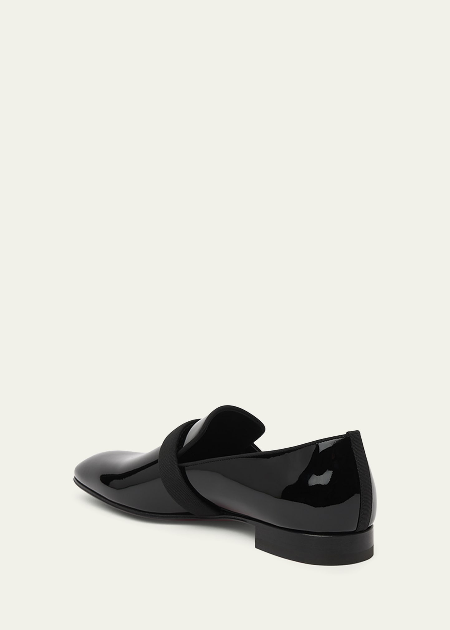 Christian Louboutin Men's Dandydeco Red-Sole Patent Loafers