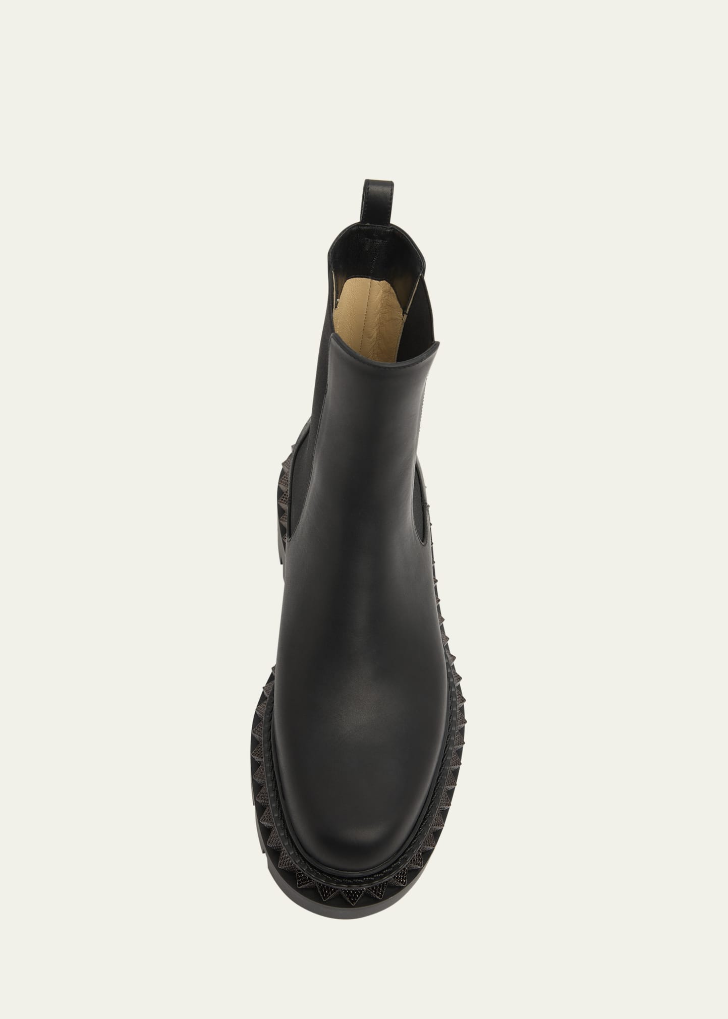 St Emilia Pyraclou Leather Red Sole Chelsea Boots