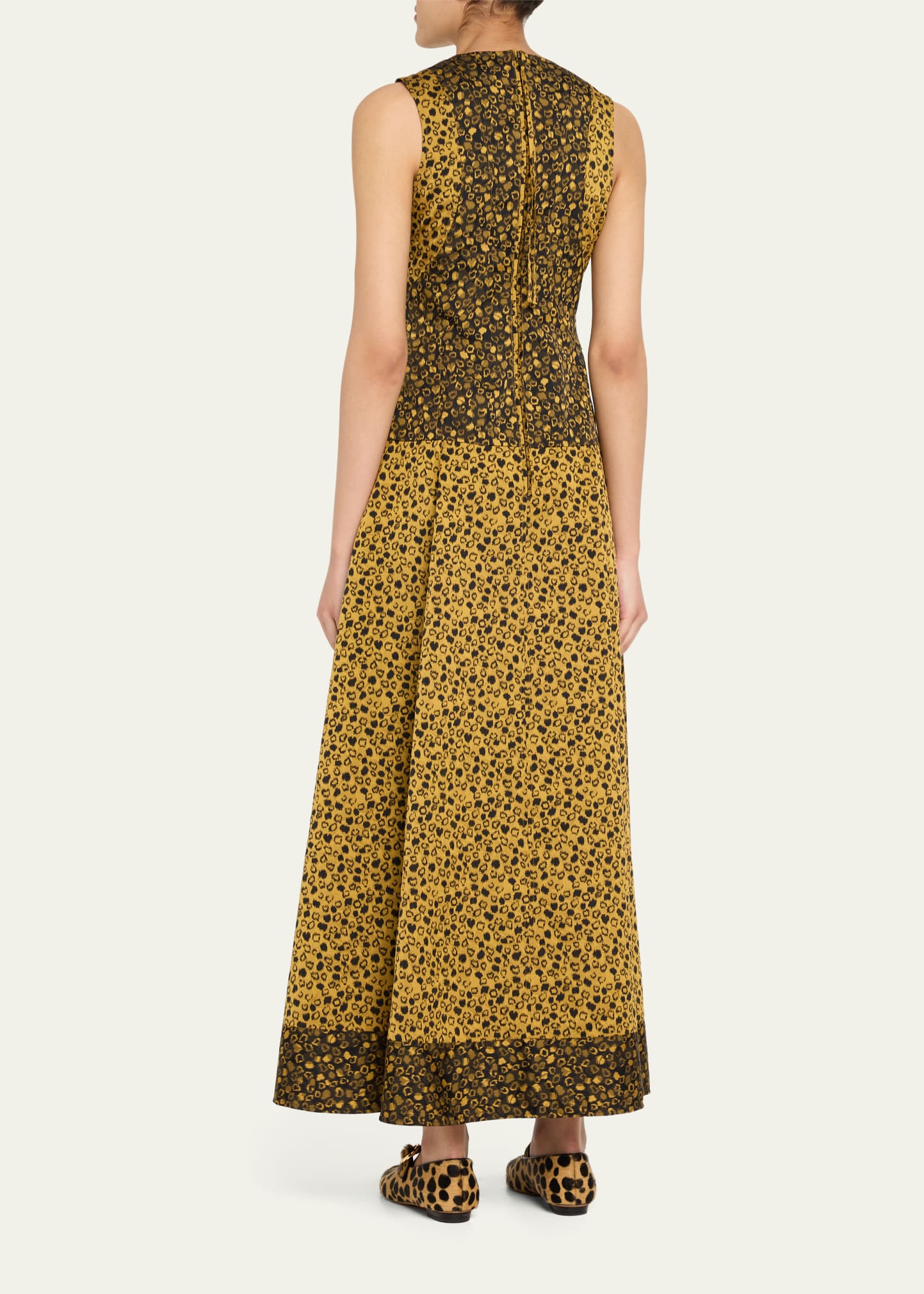 Ulla Johnson Isadora Printed Drop-Waist Dress