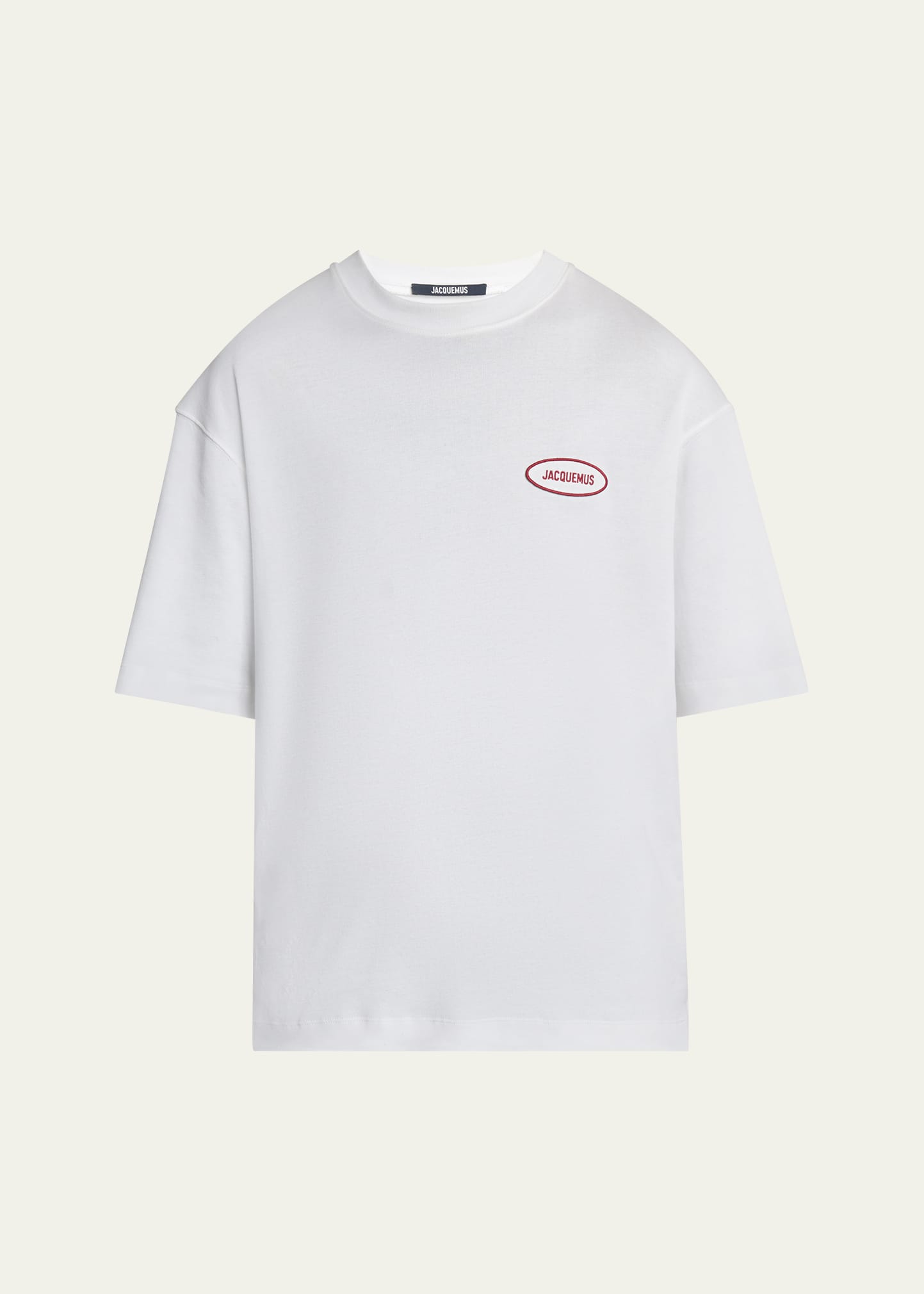 Jacquemus Men's Stazione Logo Patch T-Shirt - Bergdorf Goodman