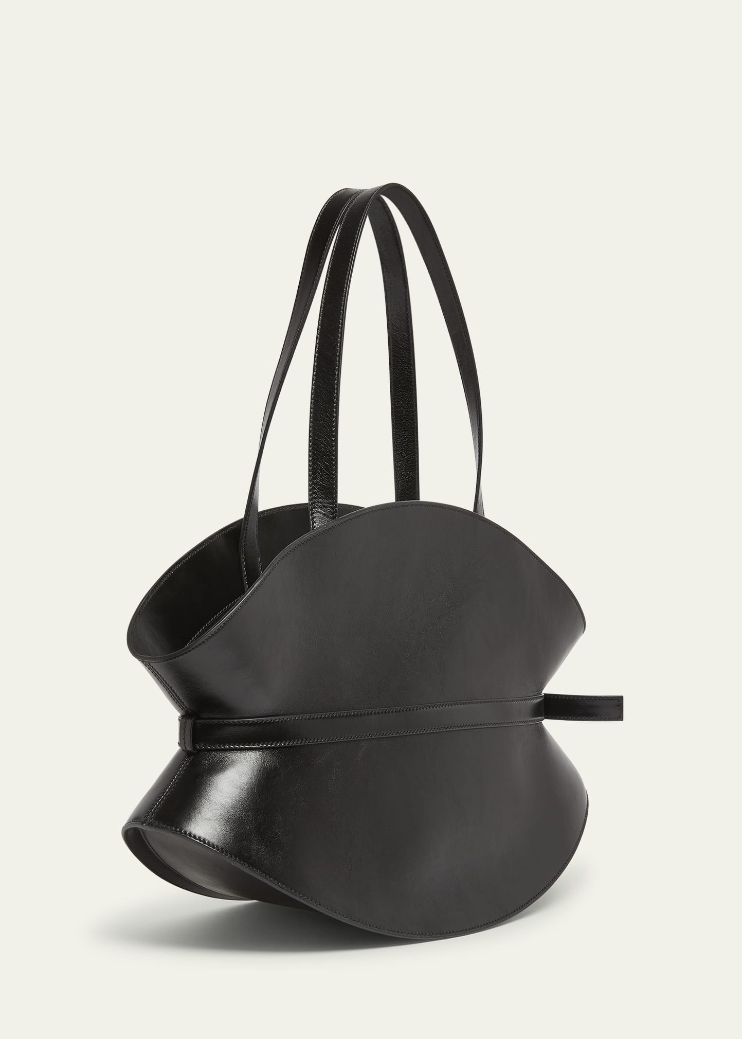 Balmain Shuffle Medium Belt Shoulder Bag in Calfskin - Bergdorf