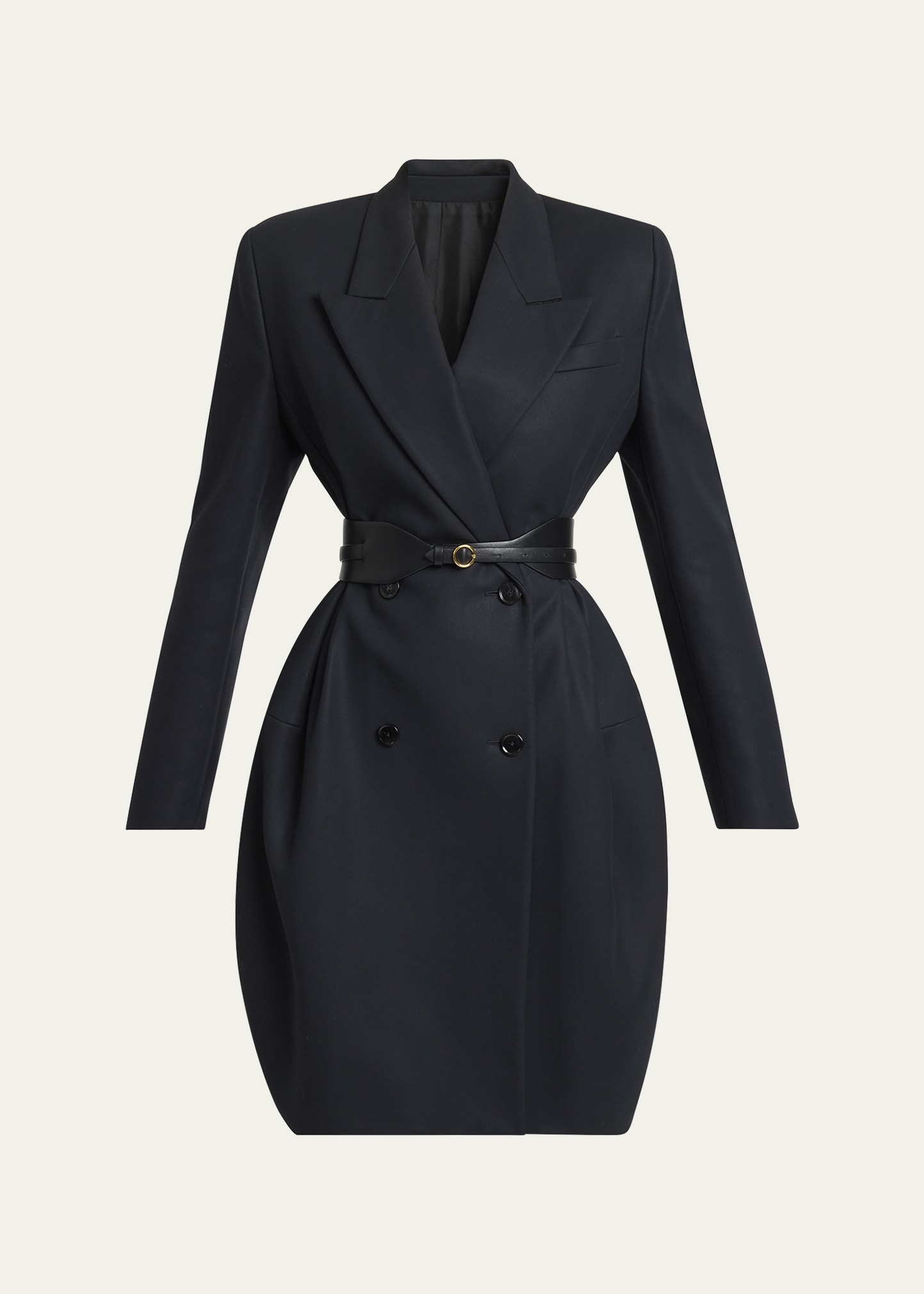 コート Alaia Double-Breasted Denim Coat Alaia Denim Double Breasted Trench Coat for Women Online USA