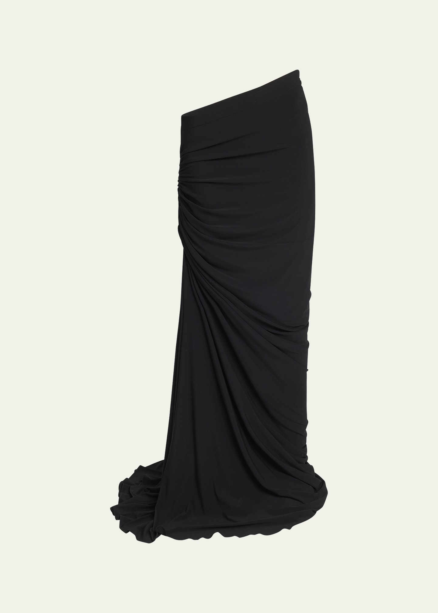 ALAIA Ruched Long Skirt - Bergdorf Goodman