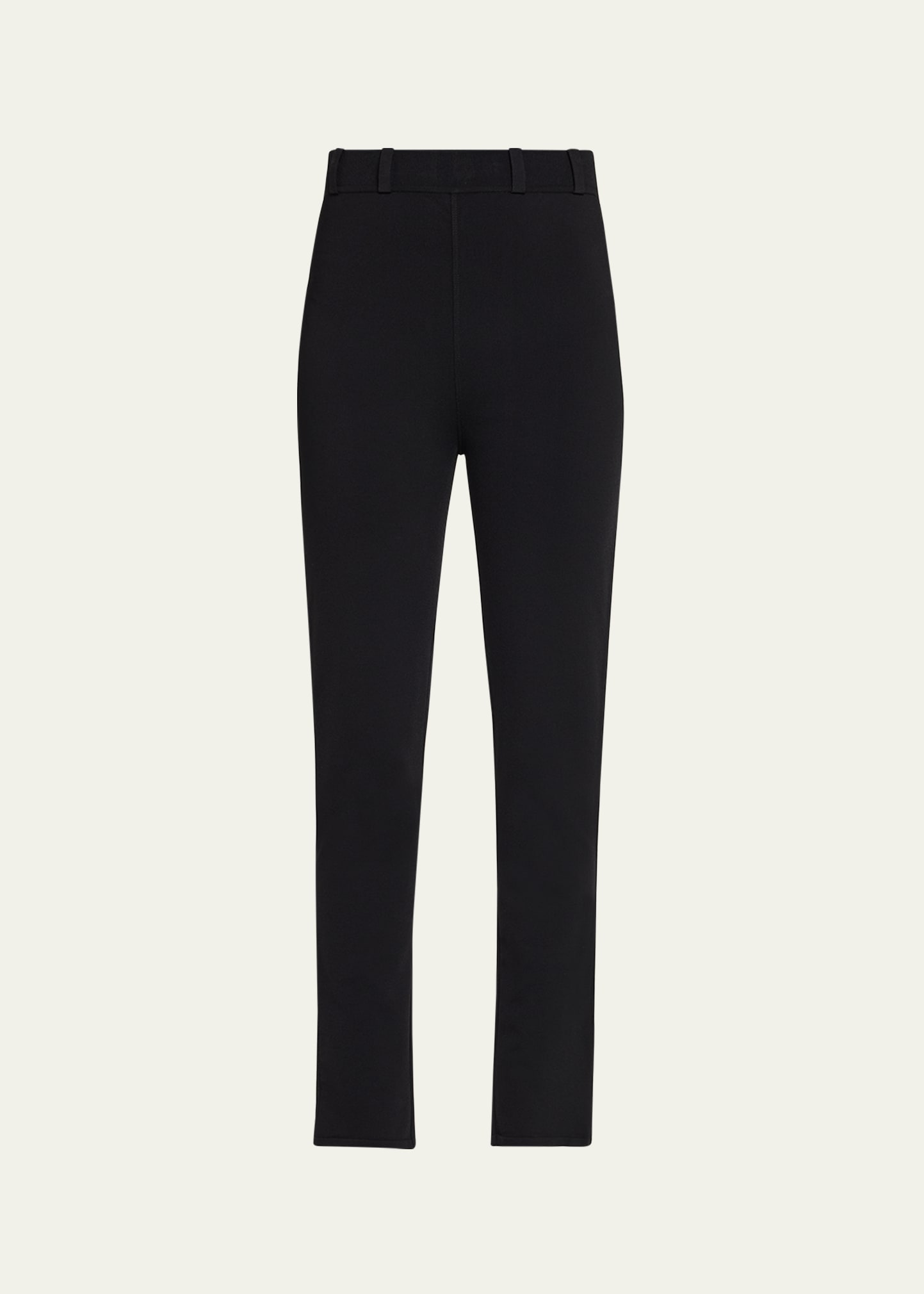 ALAIA Belt-Loop Ankle Leggings - Bergdorf Goodman