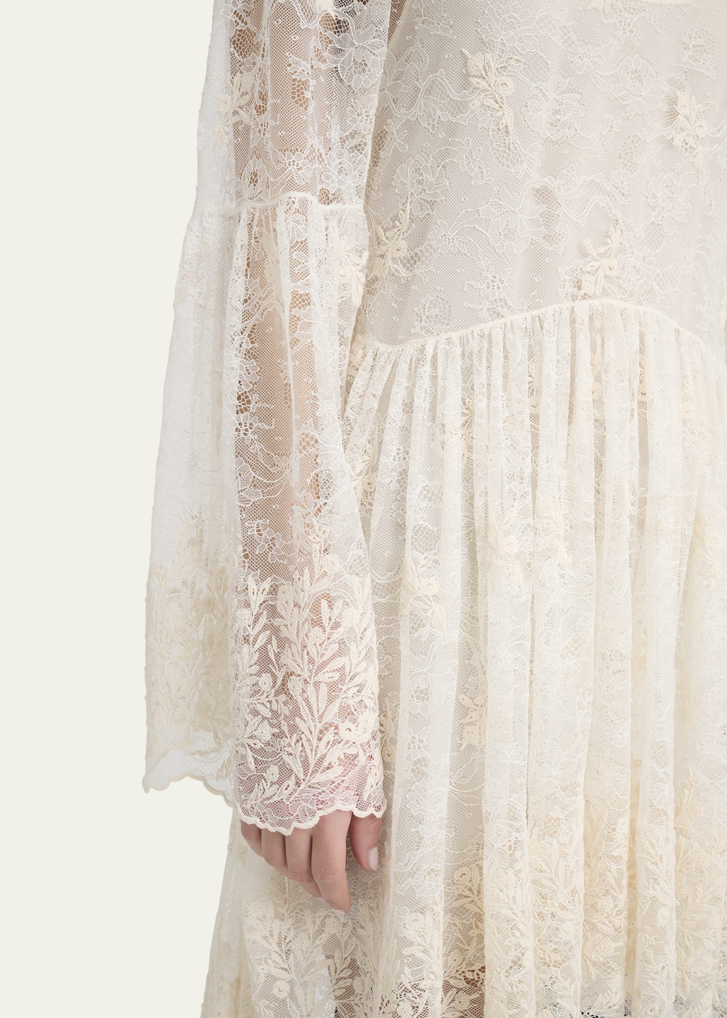 johnny was chloe lace dress Chloé lace U-Neck mini dress
