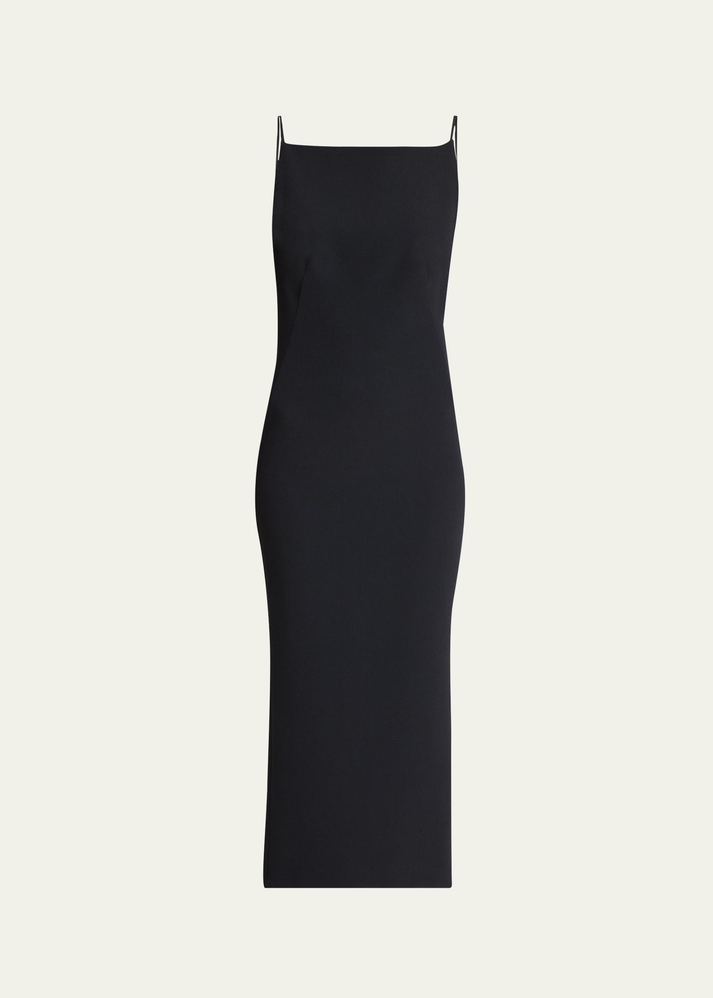 Givenchy Square-Neck Sleeveless Midi Dress - Bergdorf Goodman