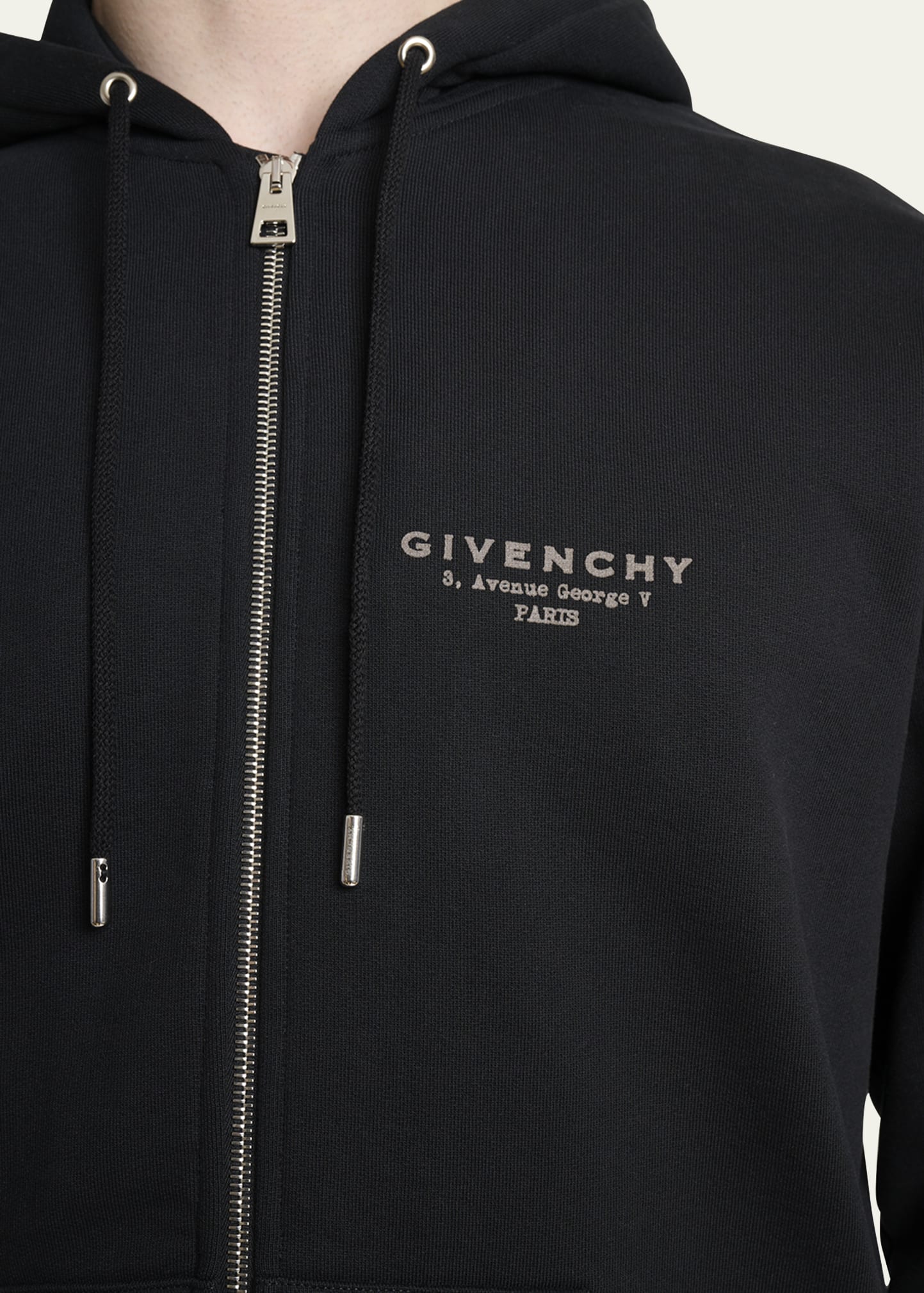 Givenchy Men's Givenchy Stamp Zip Hoodie - Bergdorf Goodman