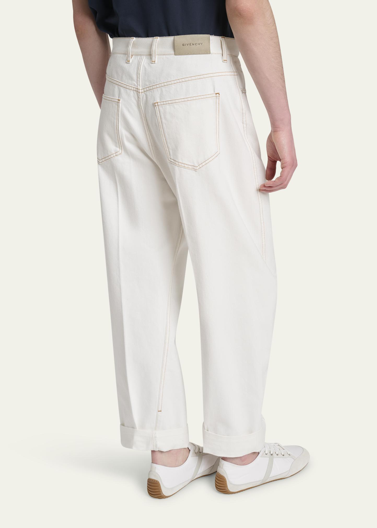パンツ givenchy white biker denim size30 bg_5025340_100189_b
